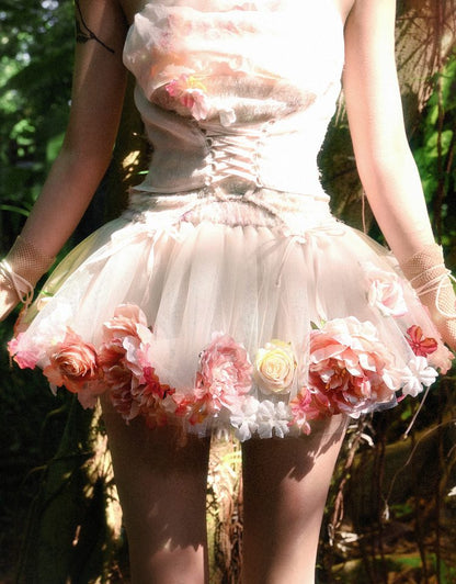 Lolita Fairycore Vintage Camisole Set LG1047
