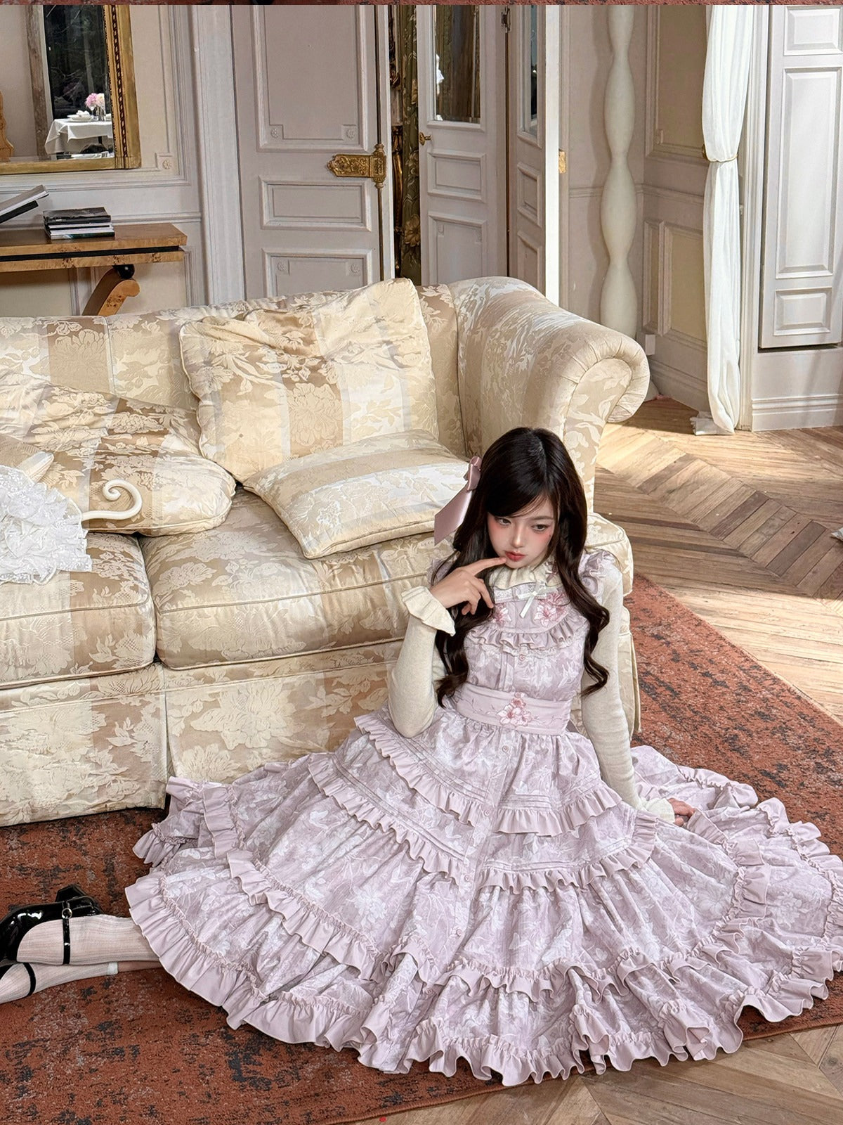 Star‑of‑Bethlehem Lily Japanese‑Style Classic Lolita JSK Dress