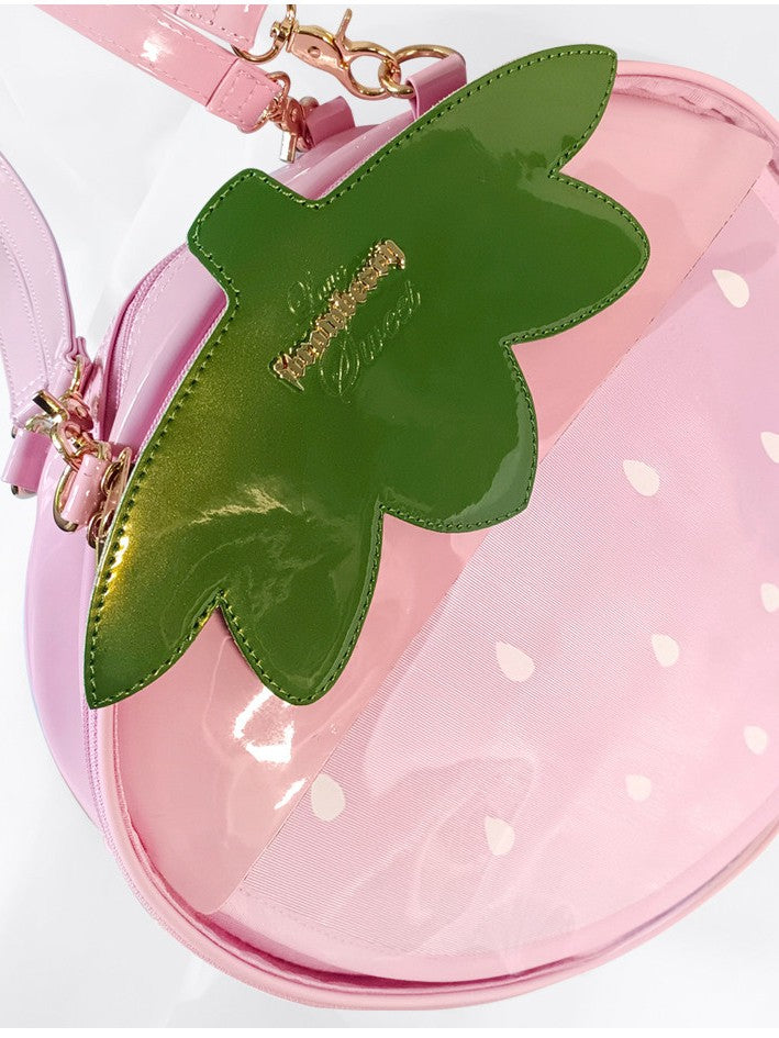 Mint Manbo Sweet Lolita Strawberry Dual‑Shoulder Itabag Backpack