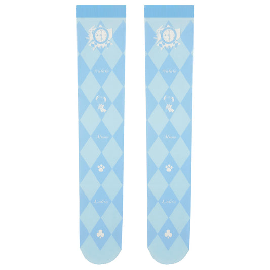 Lolita Sweet Blue Over-the-Knee Socks LE9019