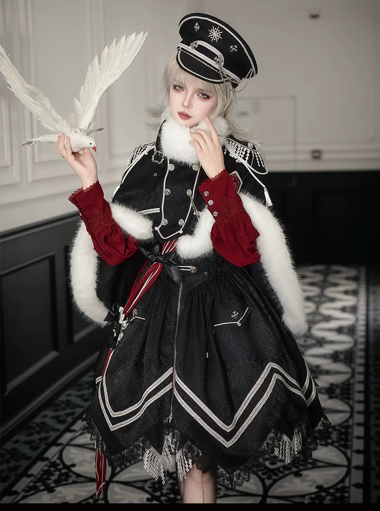 Dawn‑Bearer Gothic Lolita JSK Jumper Skirt Dress Set