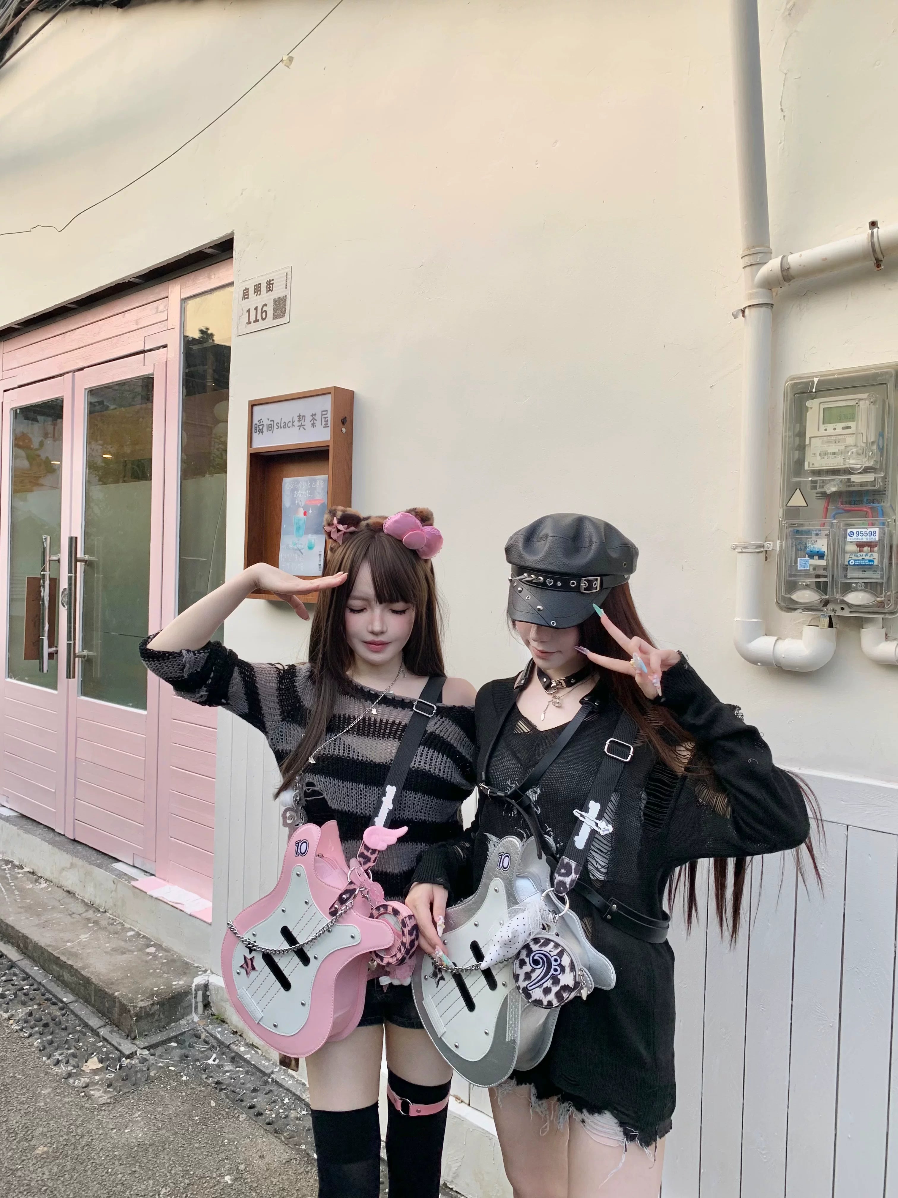 Not A Guitar Original Bass‑Shaped Crossbody Shoulder Bag