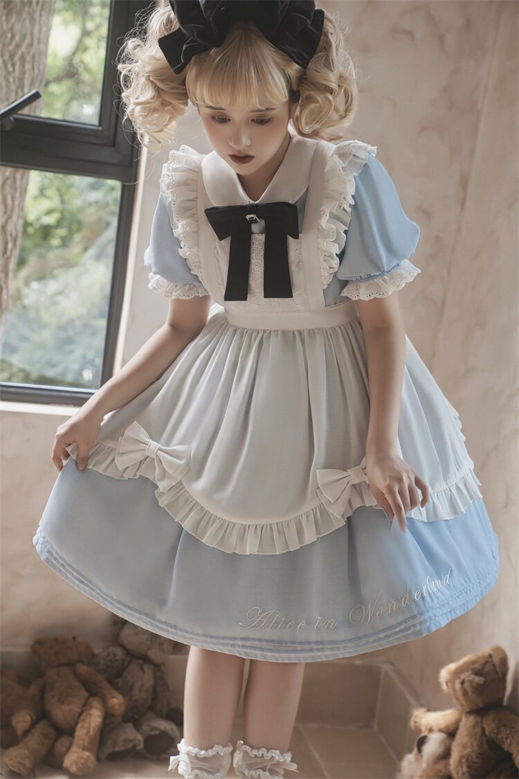 Wonderland Alice Lolita Fairy Tale Style OP Dress