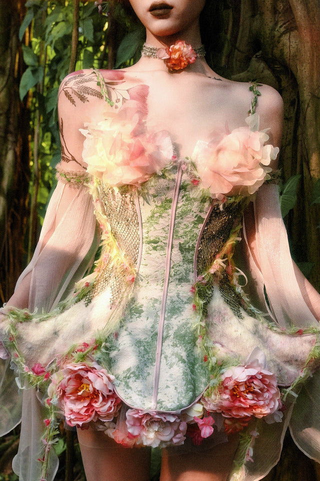 Robe midi corset Esprit de la Forêt
