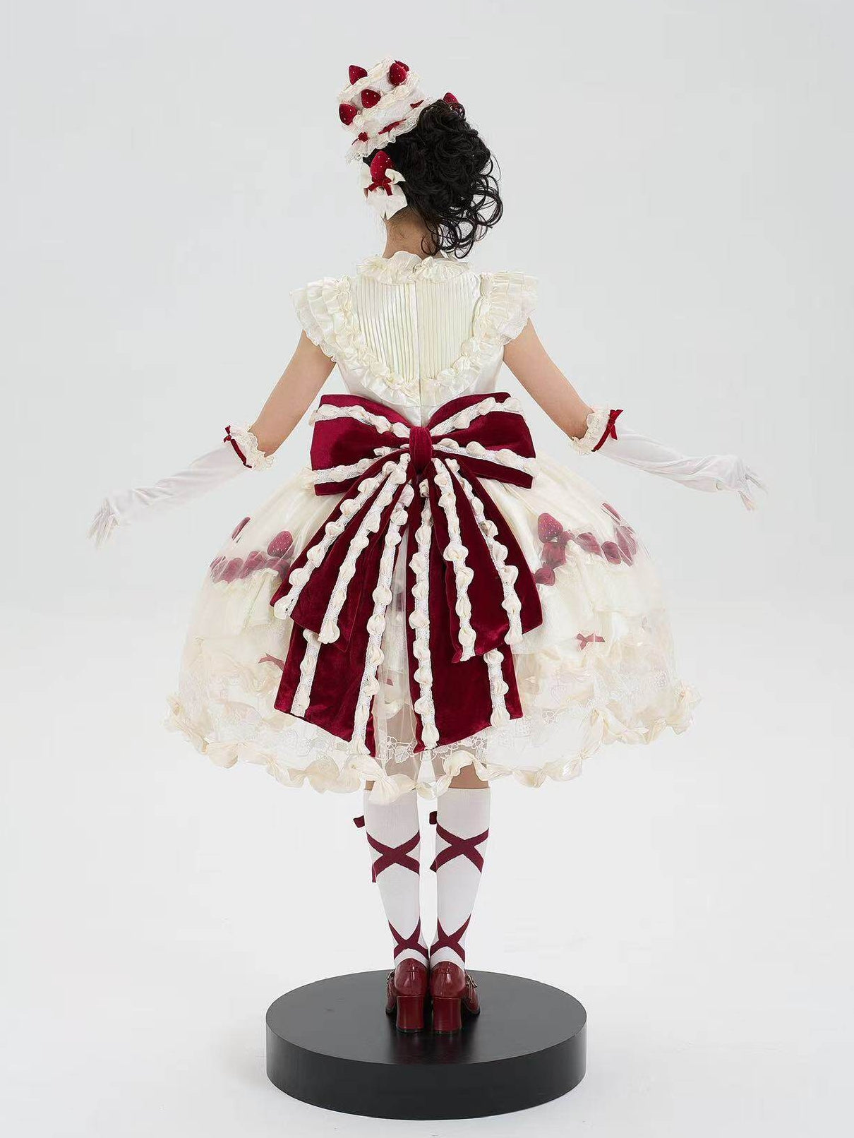 Strawberry Cream Cake Lolita OP Dress Set
