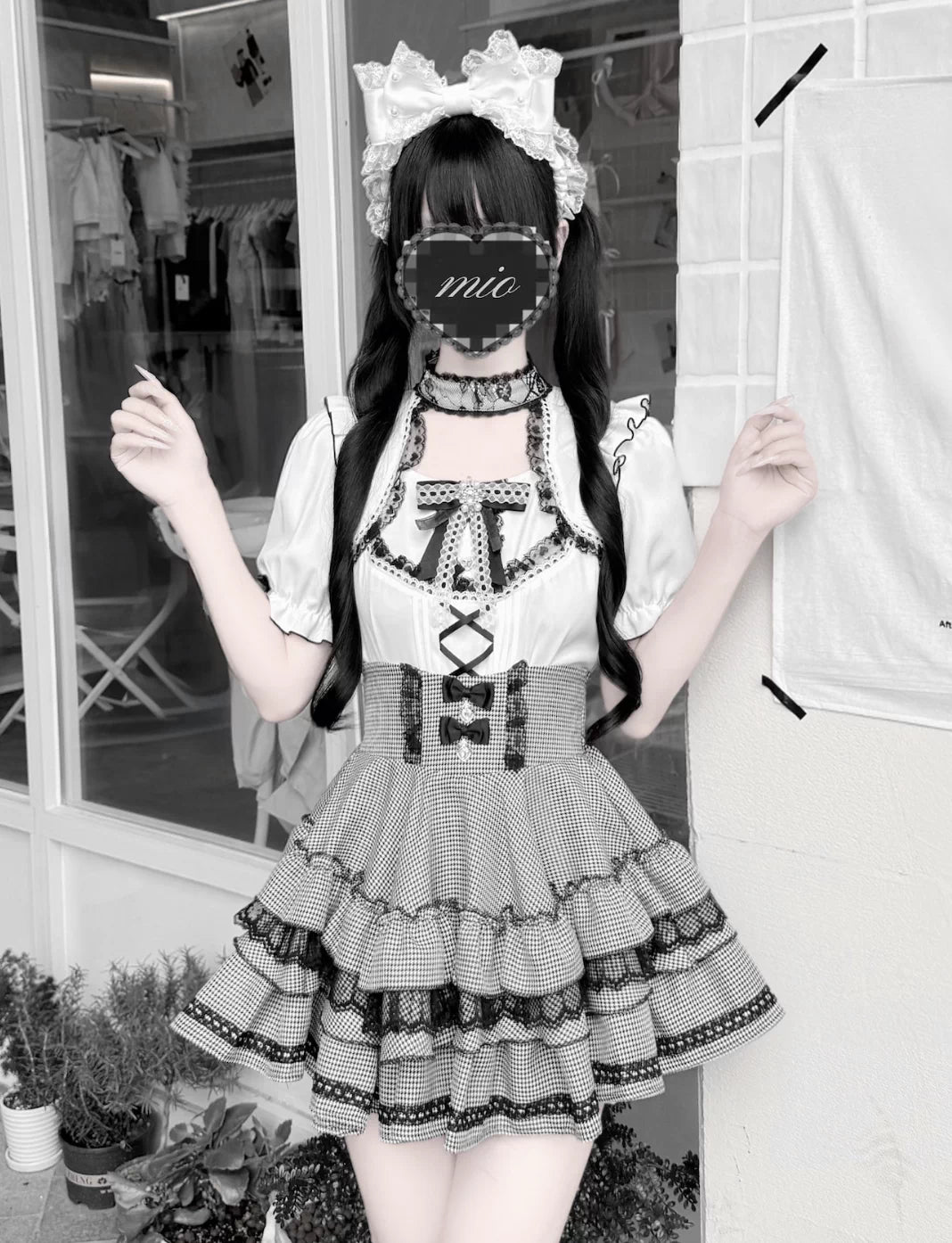 Vanilla Reply Transfer Student Collab Sweet Blouse and Skirt
