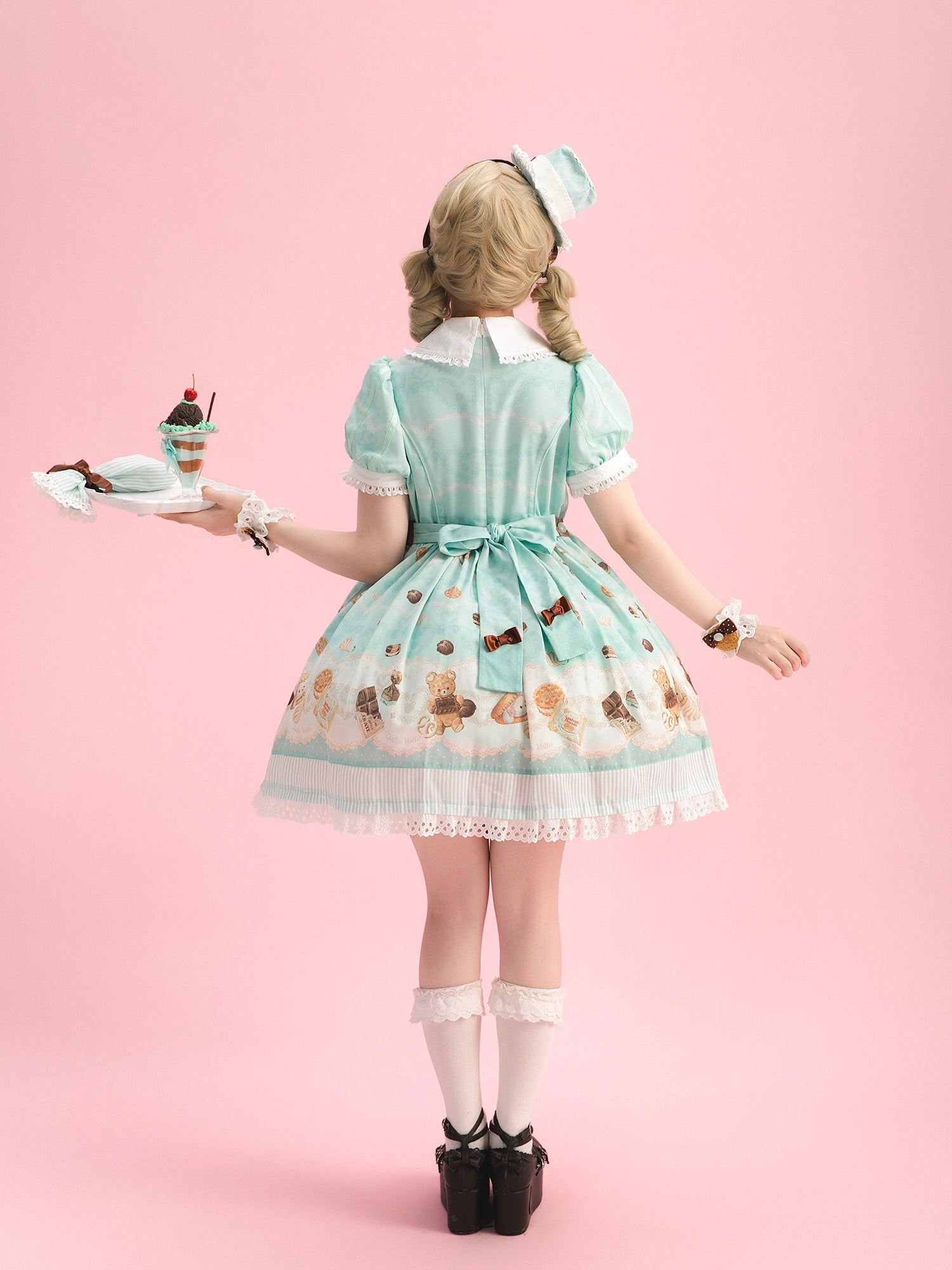 Patisserie Forever Happiness Lolita Green OP Dress Set