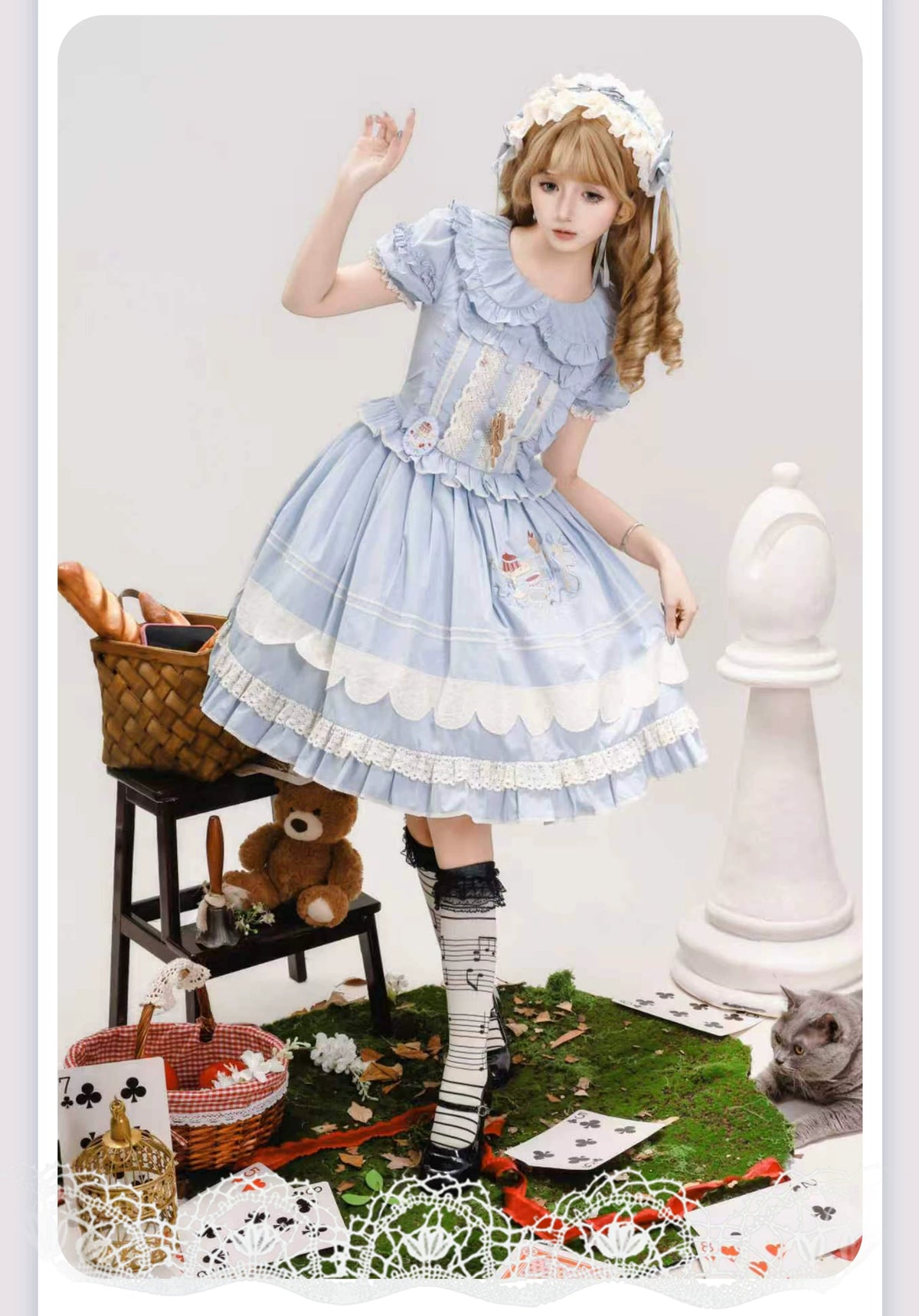 Finding Alice Lolita Original Cute Doll Style OP Dress