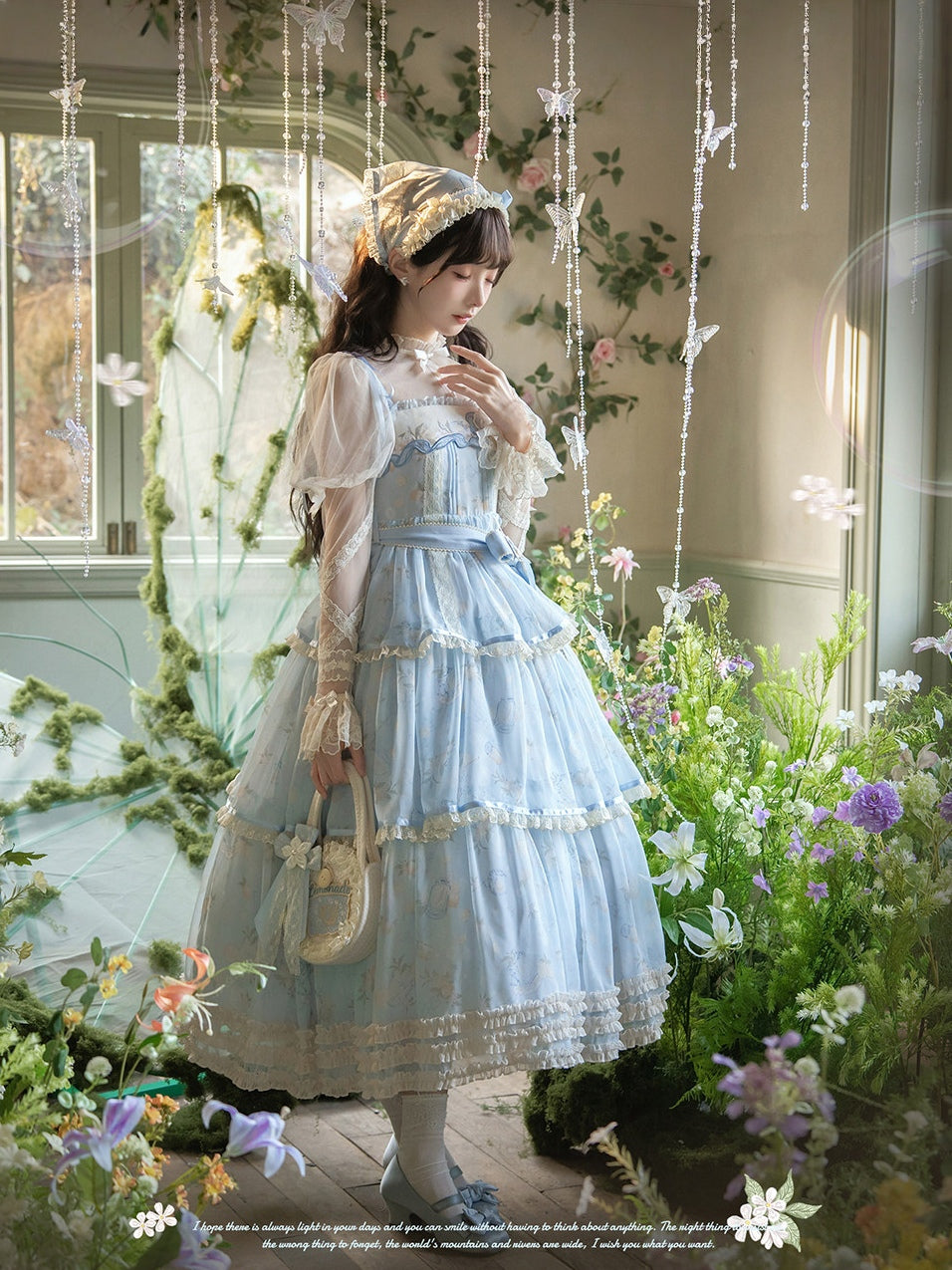 Lemon Soda Lolita JSK Long Dress Set