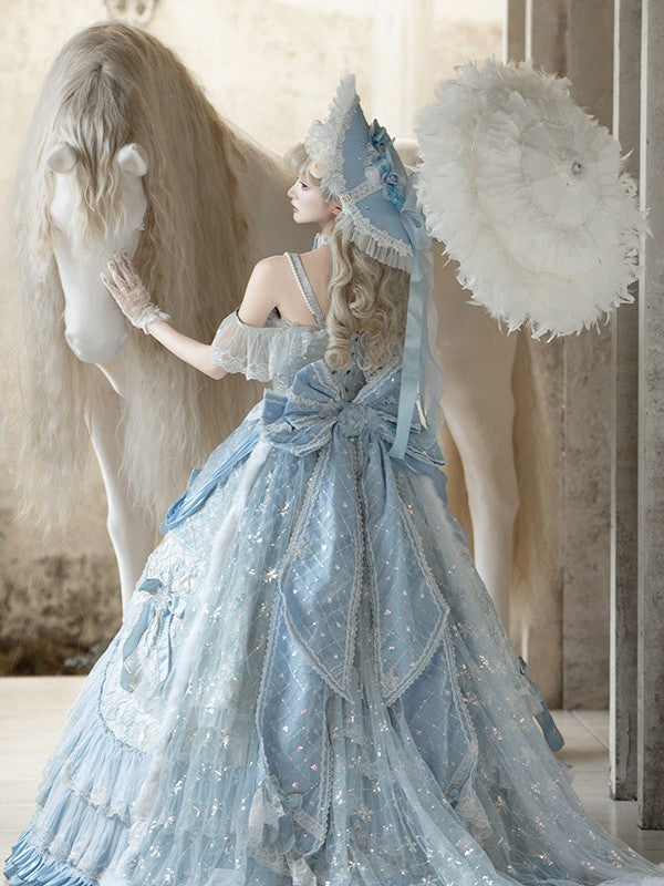 Step On Snow Japanese Sweet Bridal Lolita Dress