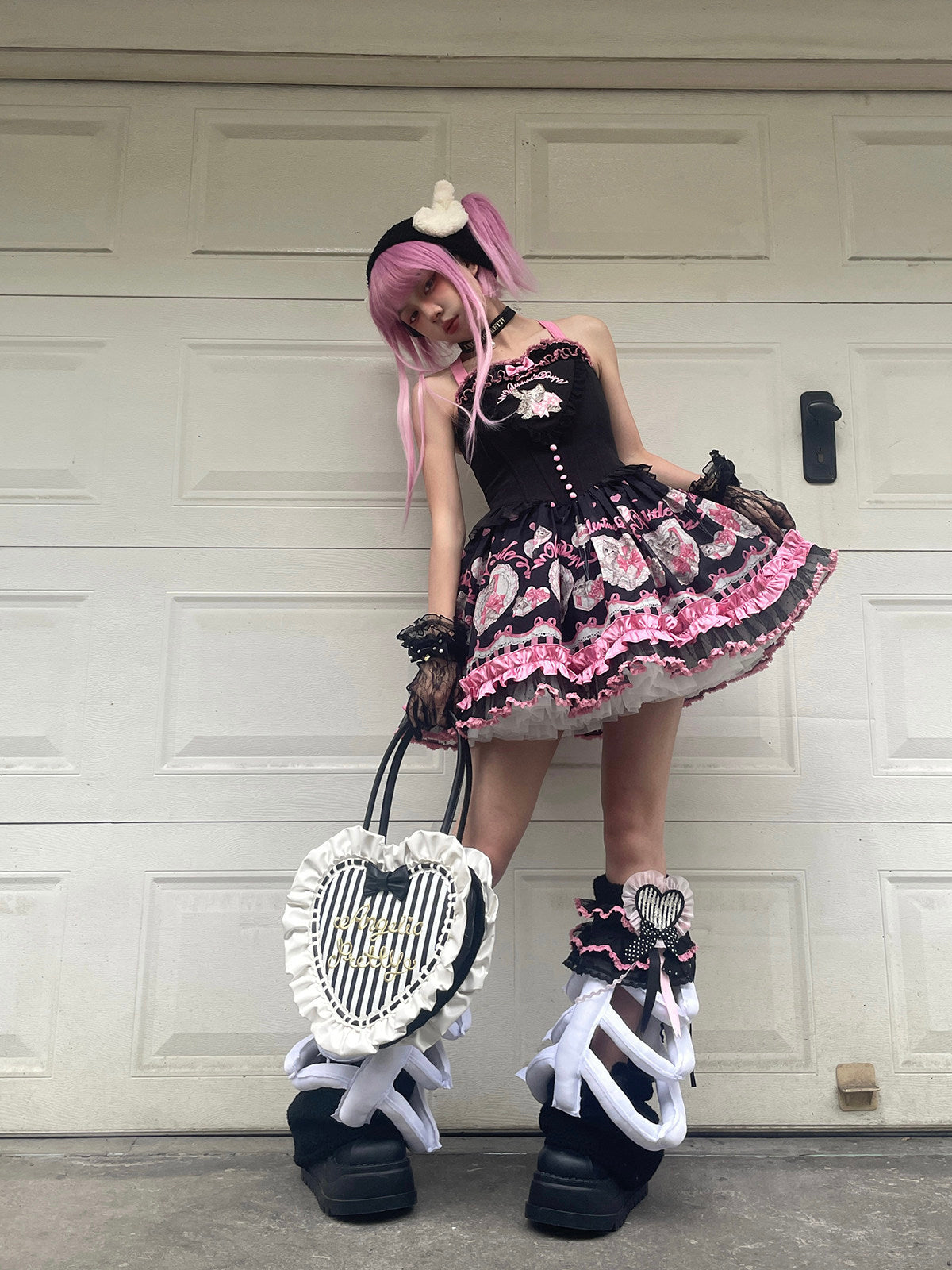 Cupid Kitten Lolita Waist JSK & OP Dress