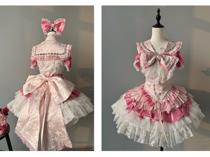 Morning Star Magical Girl Lolita Idol Costume Outfit Set