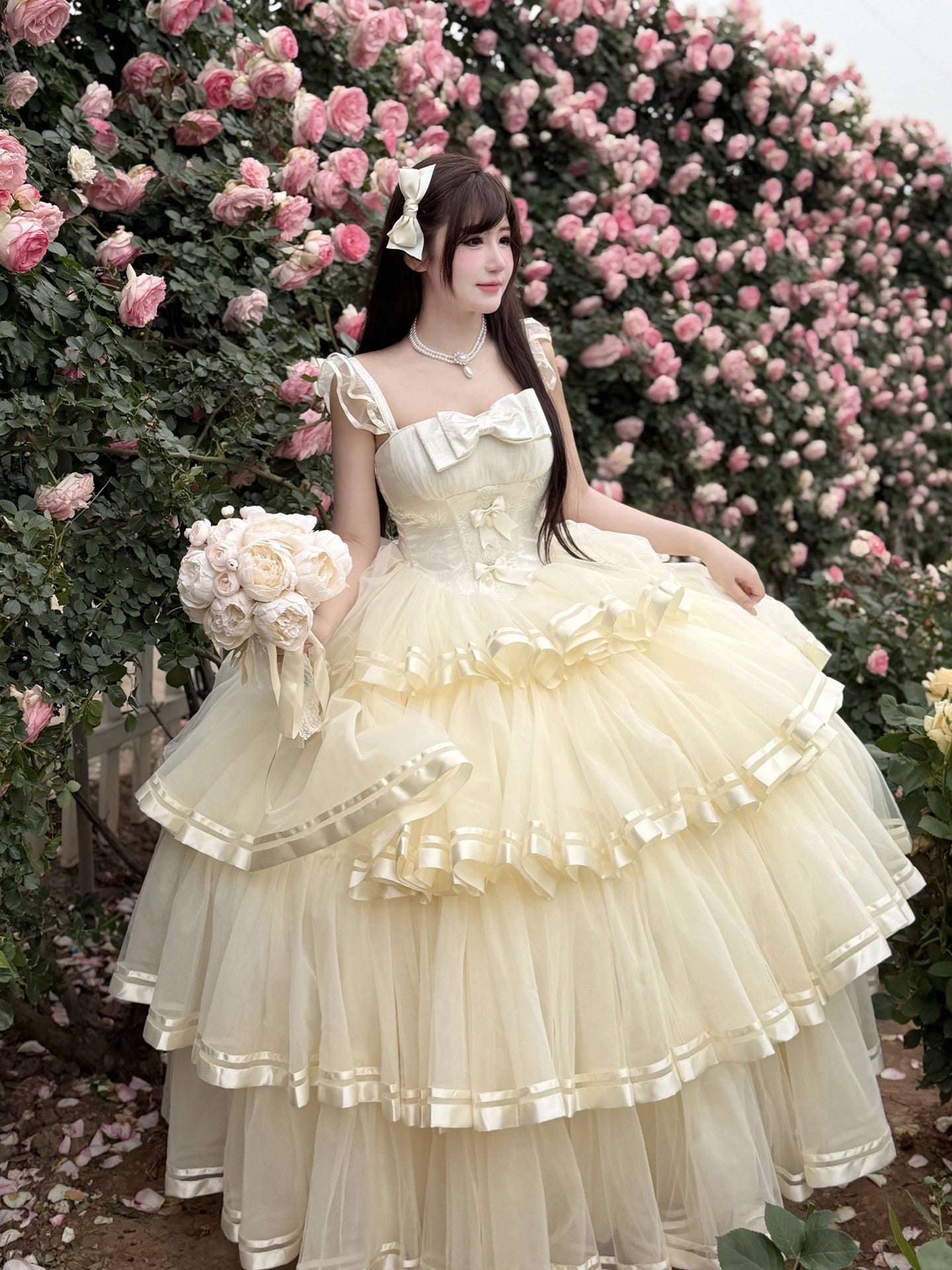 Sweet Satin Princess Dress