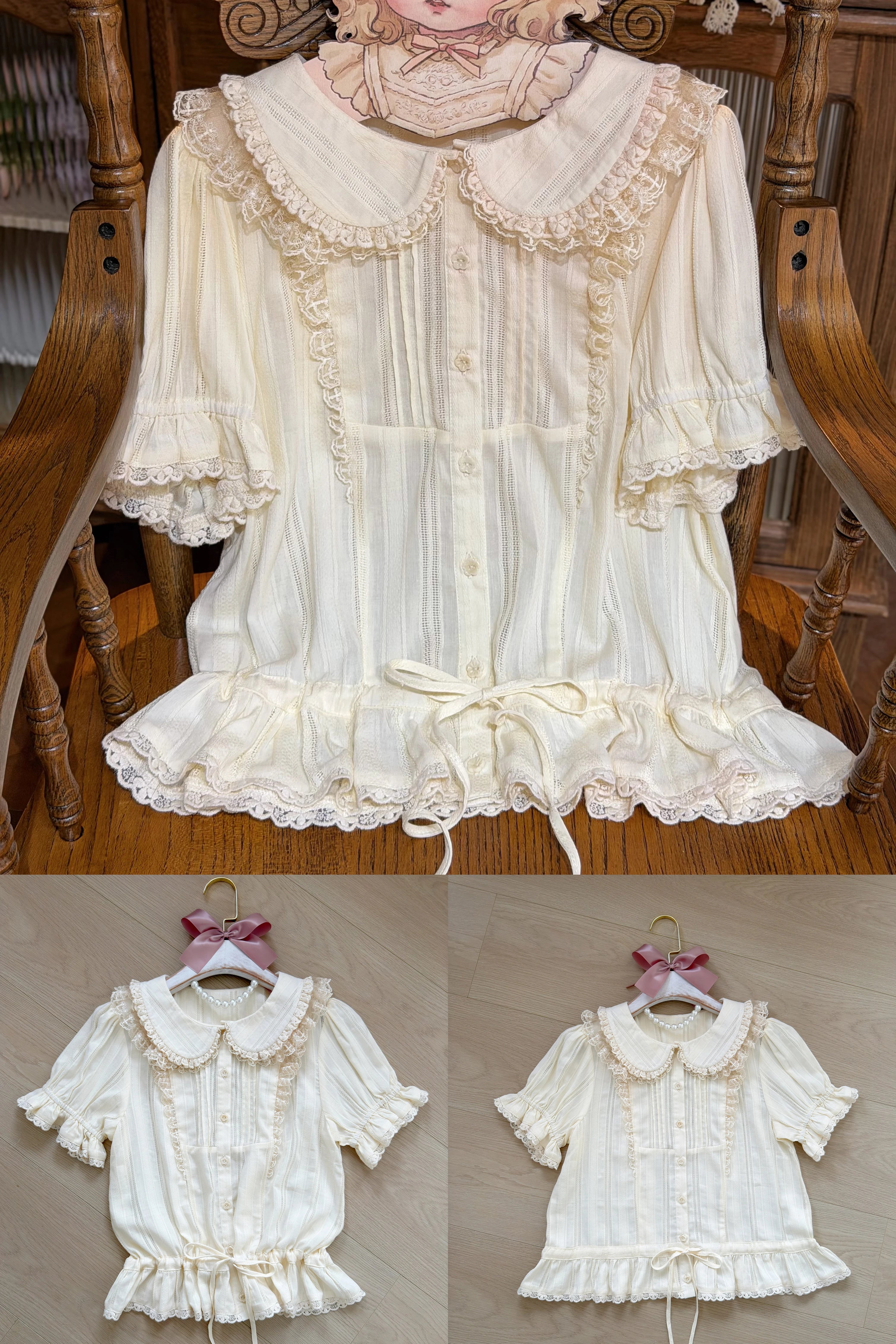 Cross Bear Sweet Vintage Original Lolita JSK and OP Dress Series