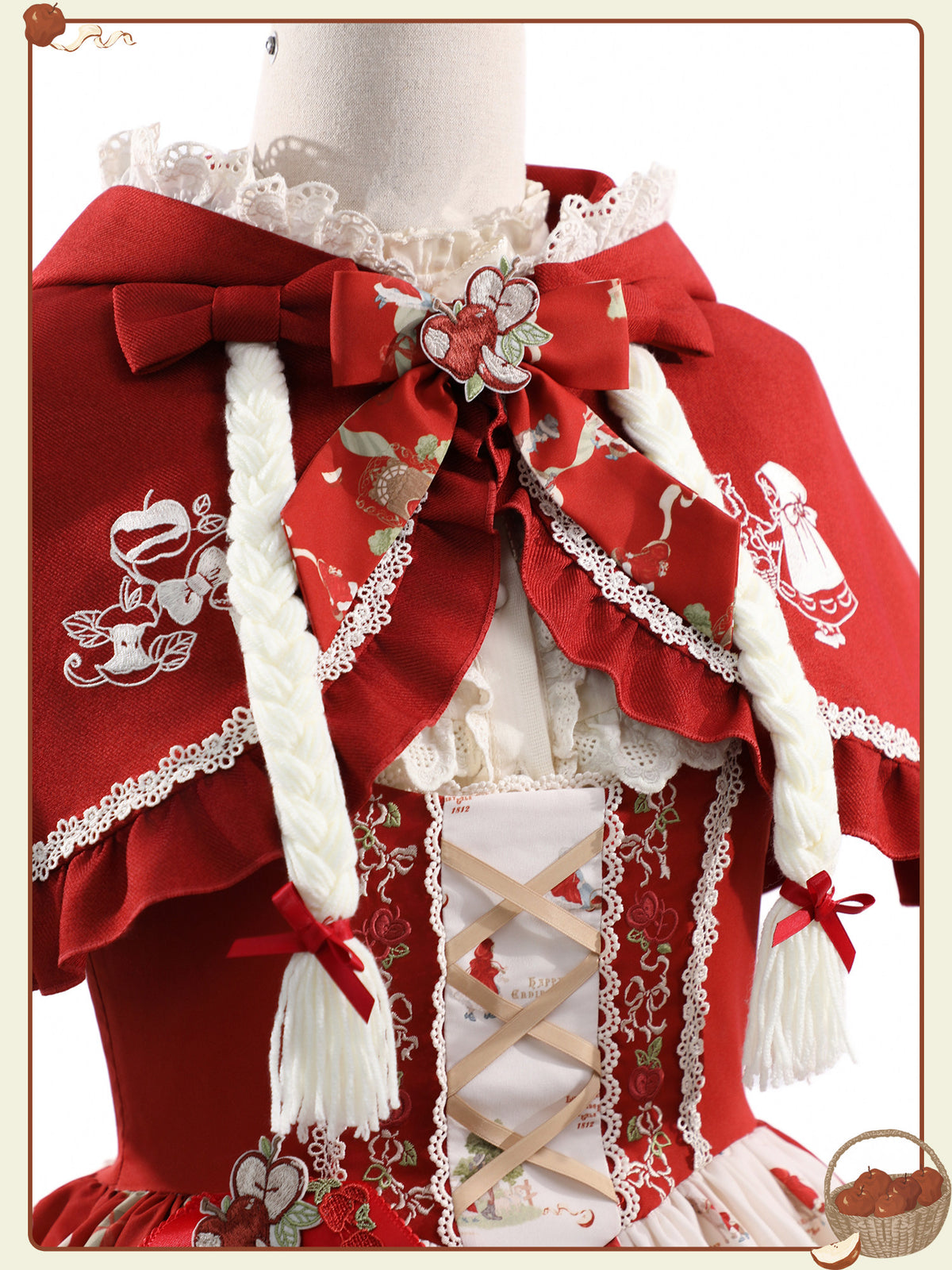Little Red Riding Hood Original Fairy Tale Style Lolita A-Line JSK Dress