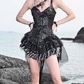Lolita Punk Y2K Dragon Print Dress LG1022