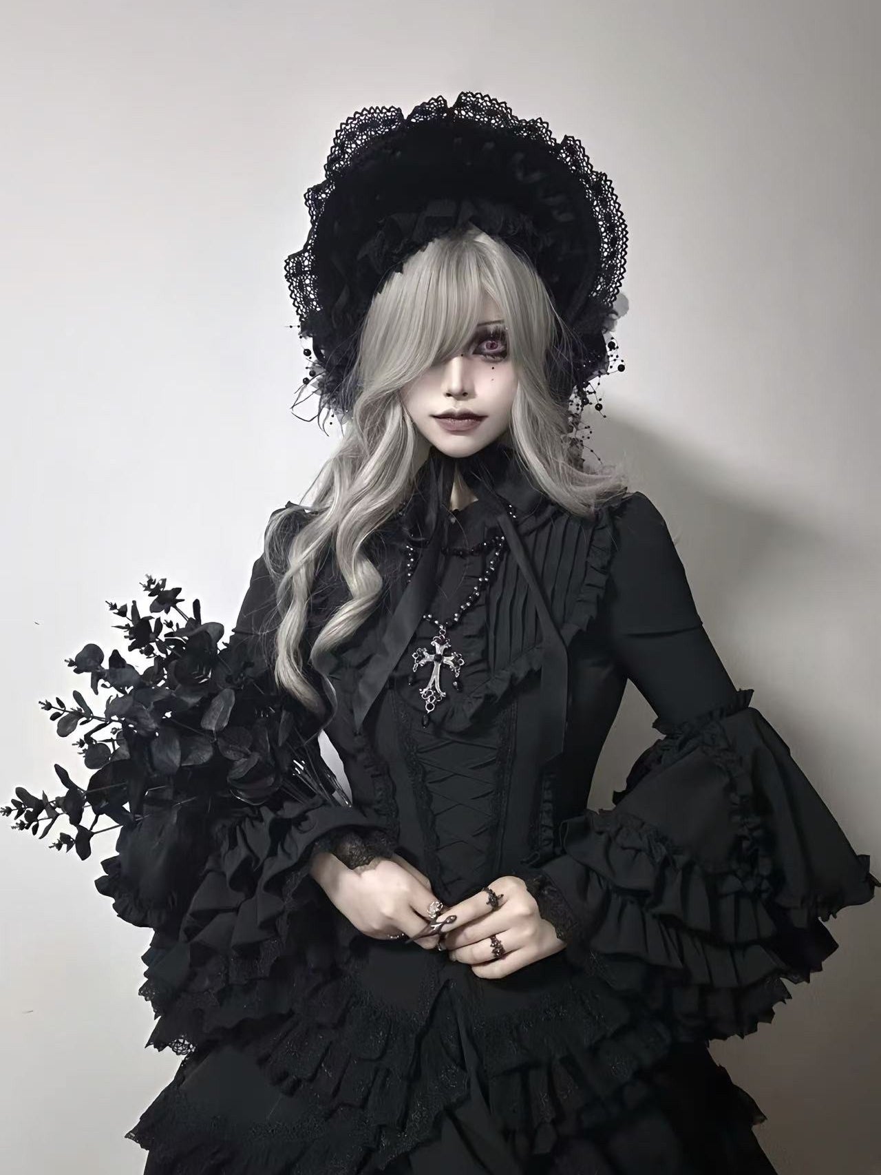 Phoenix Gothic Lolita Blouse & SK Dress Set