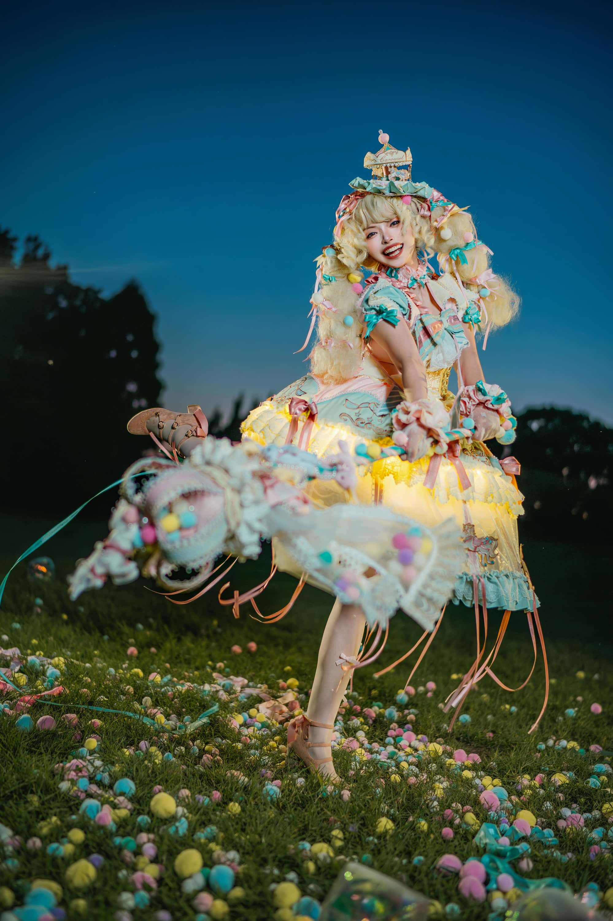 Dreamland Sweet Princess Light-Up Lolita OP Dress