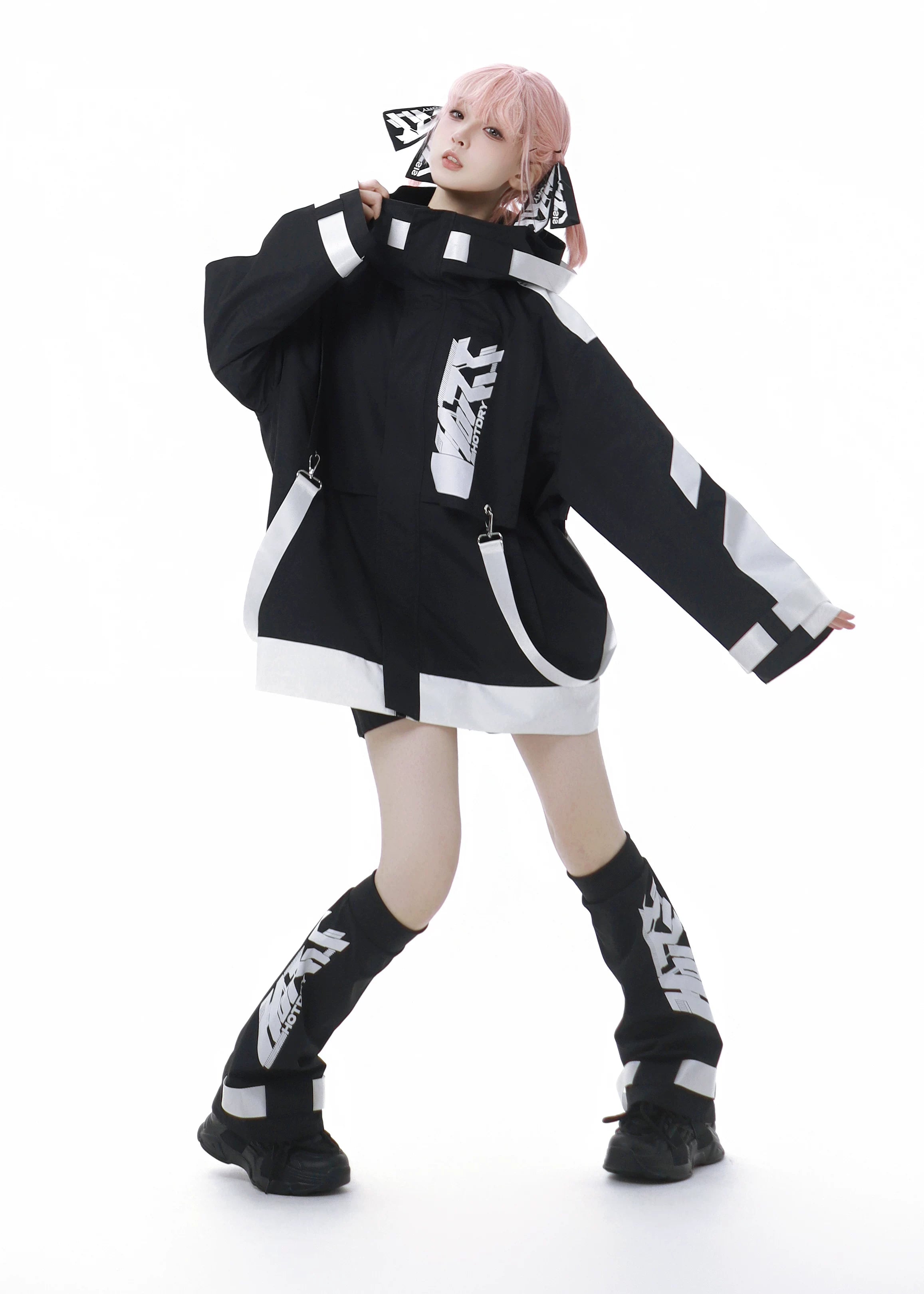 Stardust Code Techwear Short-Sleeve Jacket and Shorts Set