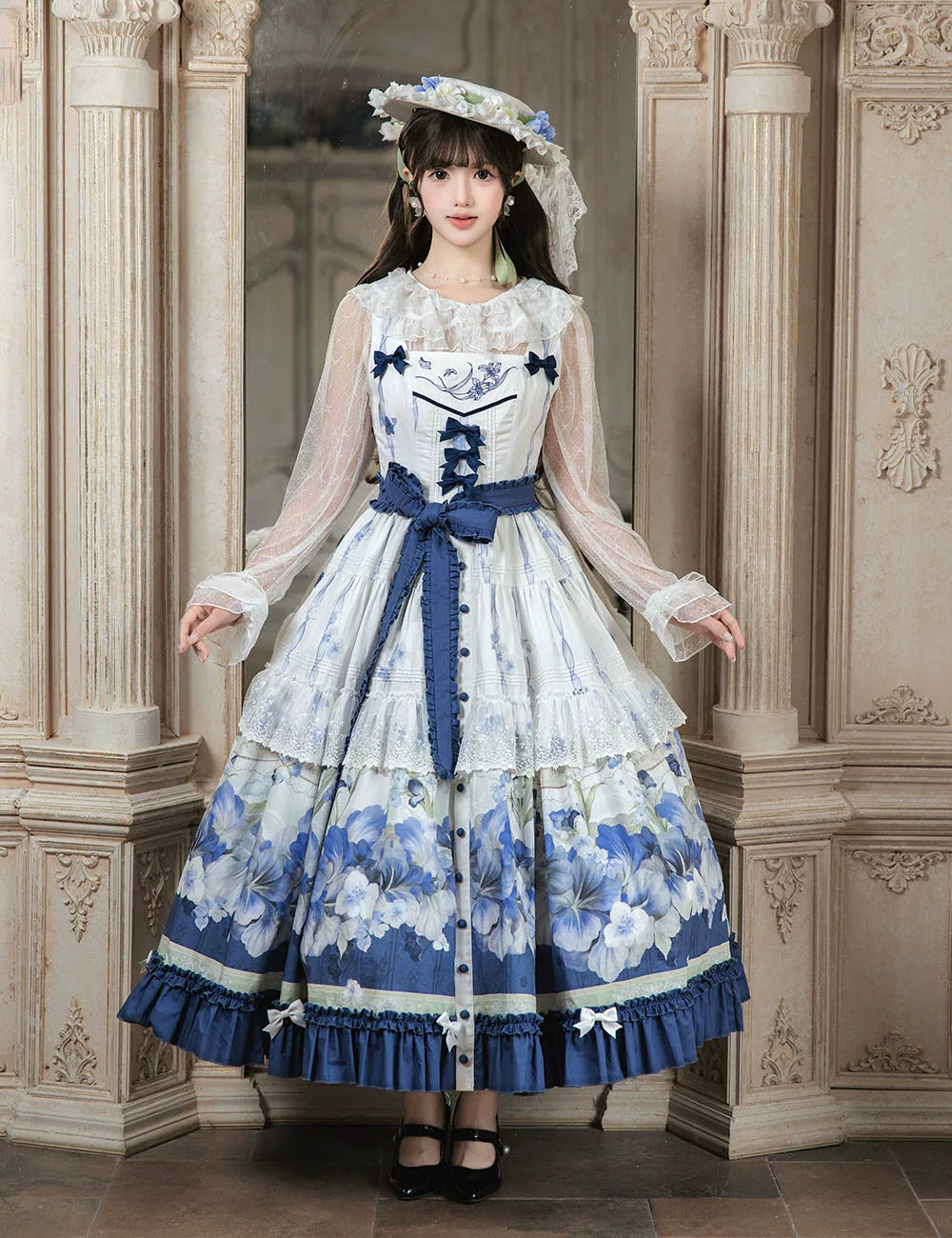 Blue Kite Lolita JSK Dress and Accessories Series