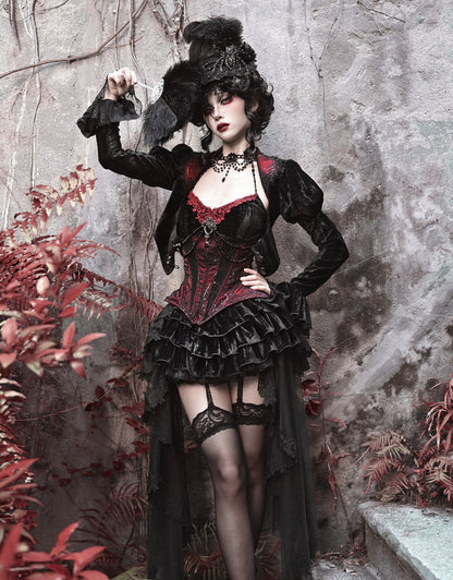 Lolita Dark Demon Suspender skirt suit LG1007