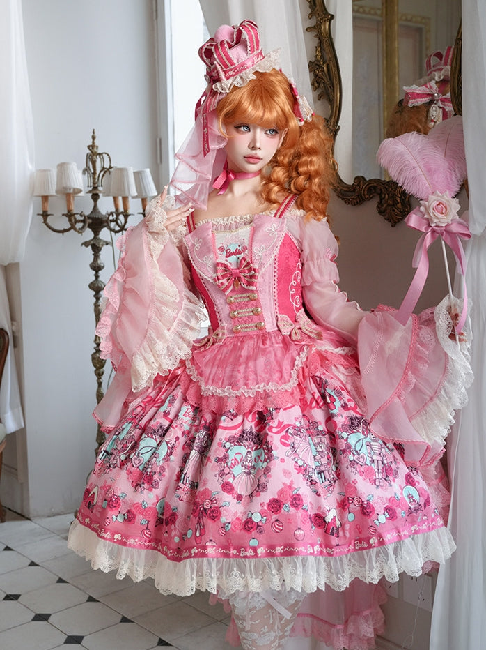 Nutcracker x Barbie Collab Original Lolita Elegant Overlay Tulle JSK Dress