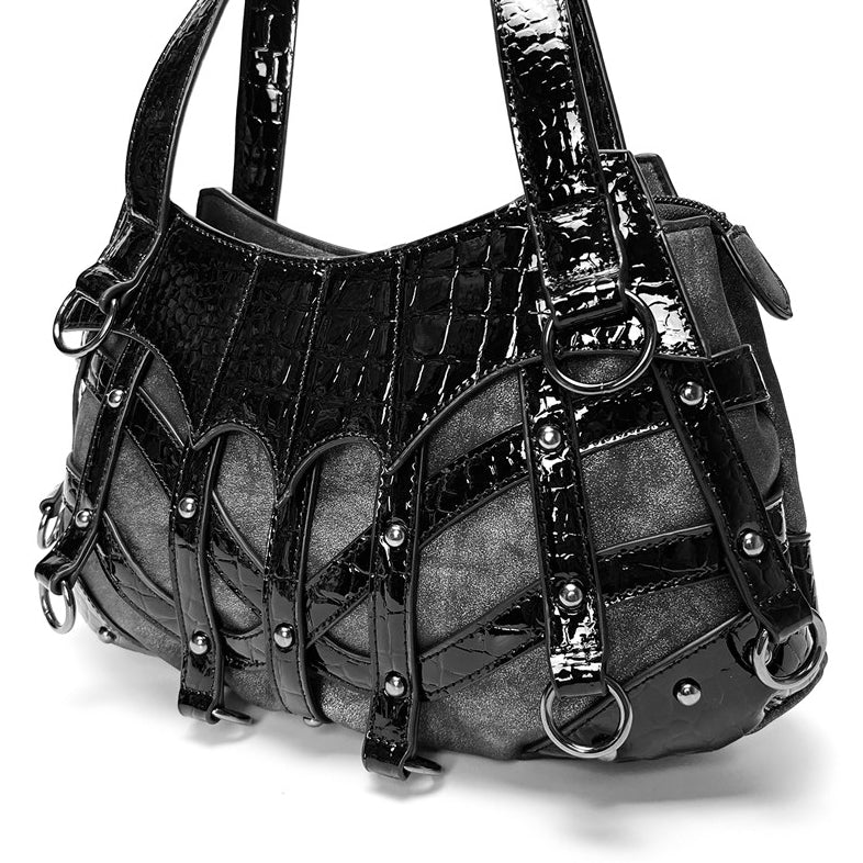 Sac Lolita Gothique Punk à Imprimé Serpent