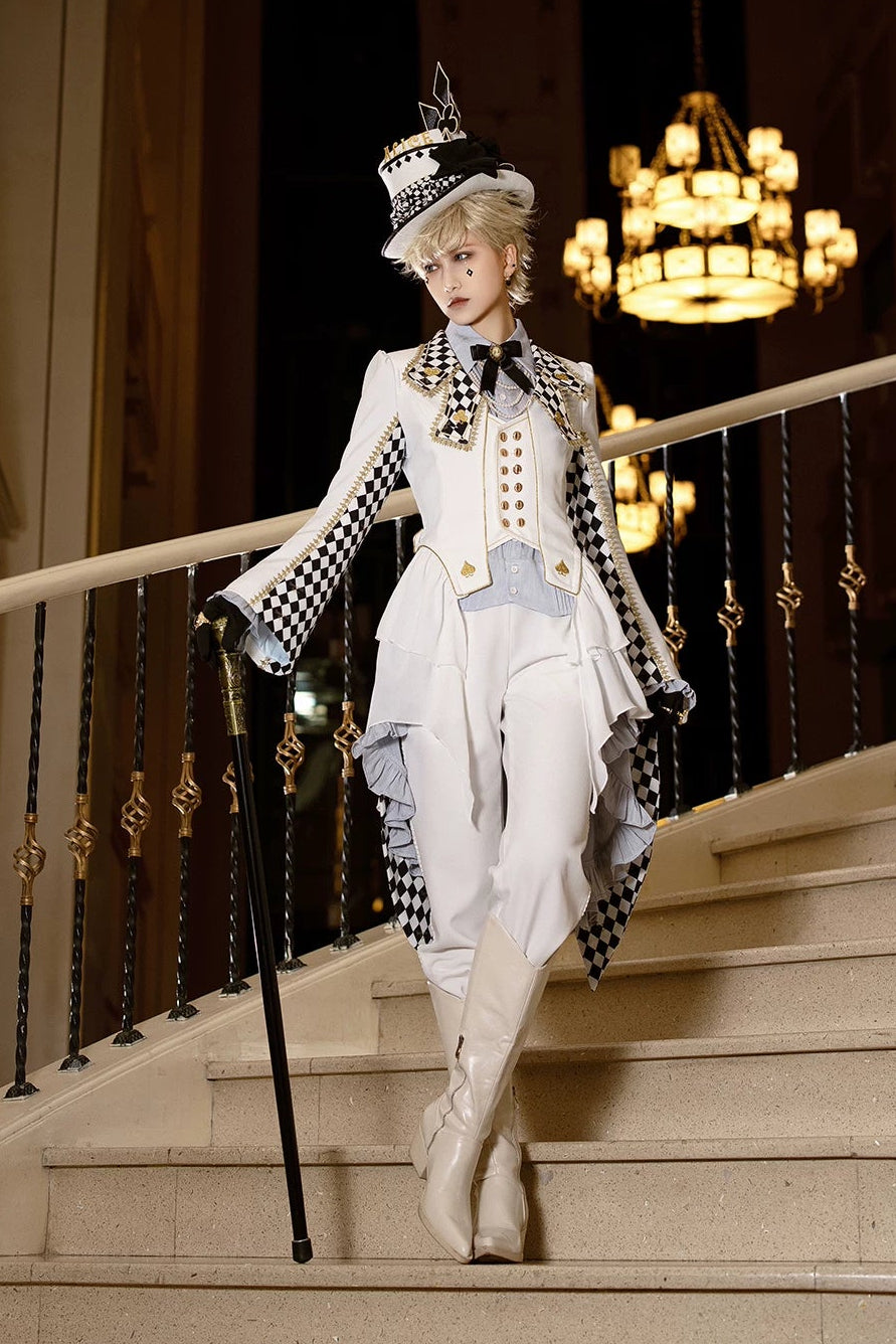 Paperless Promise Ruffle Swallowtail Gothic Ouji Prince Shirt