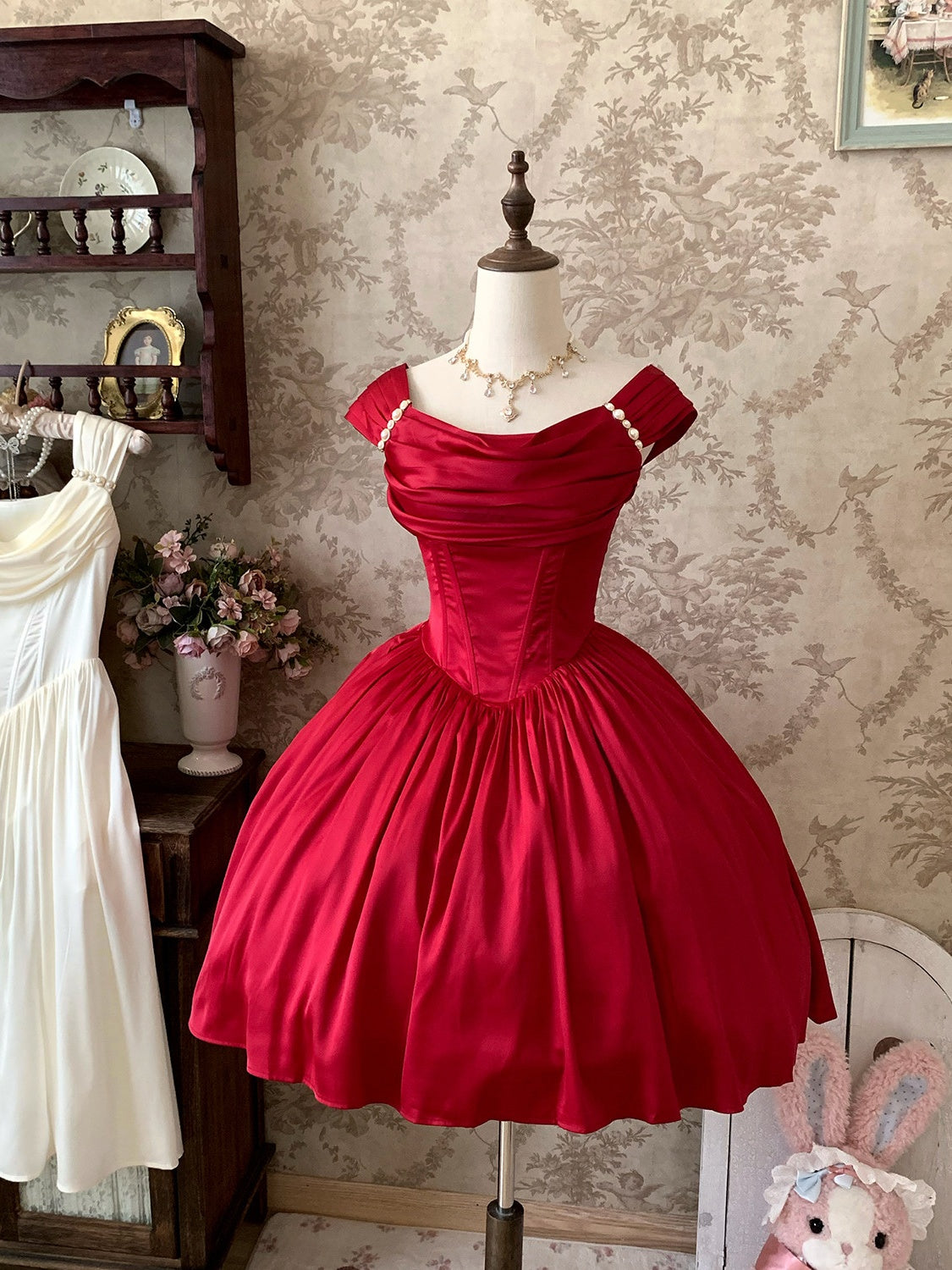 Rose Corridor Lolita Satin Light Gown Dress