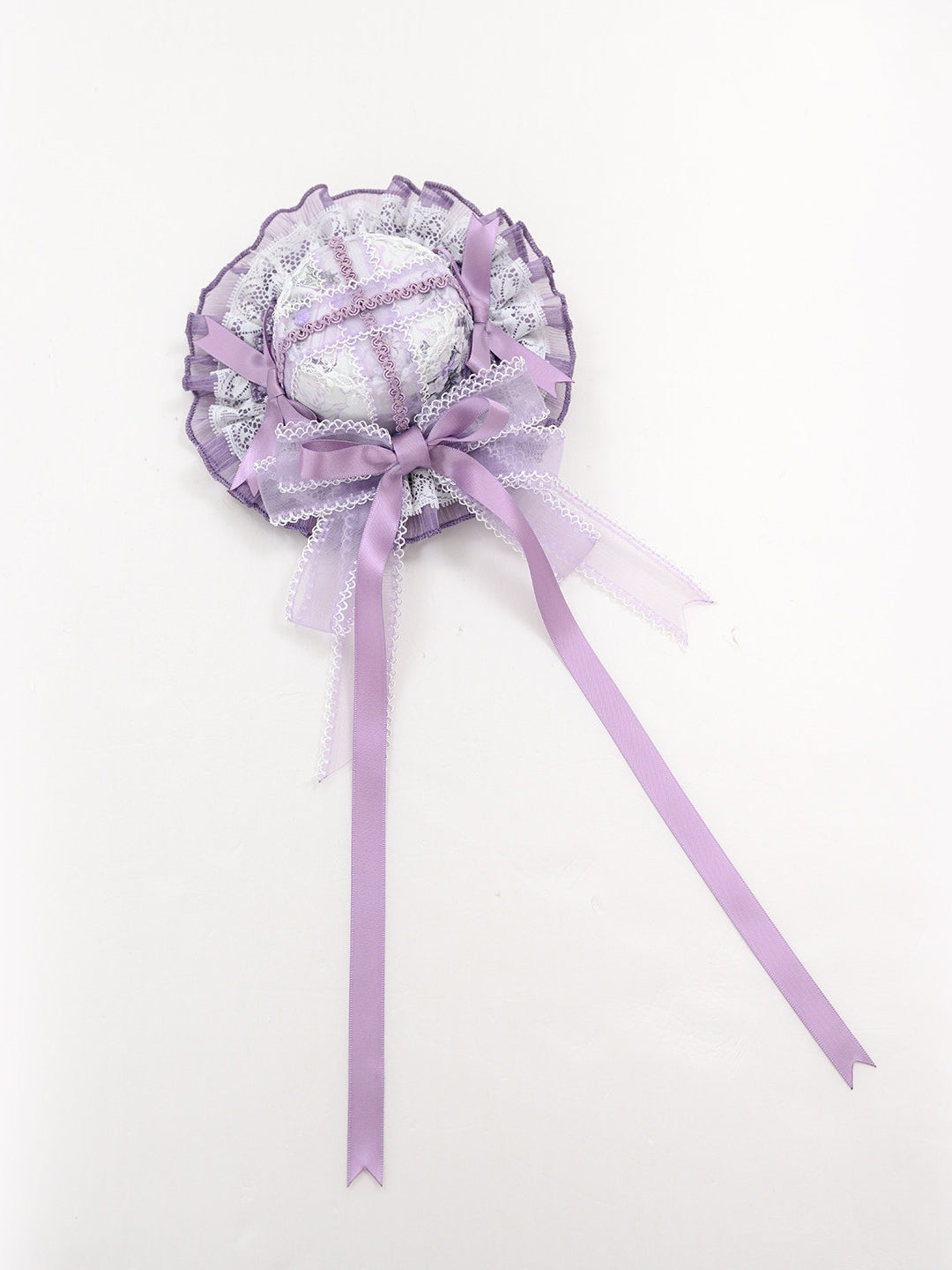 Music Flower Wall Purple Gramophone Print Bow Classic Lolita OP Dress