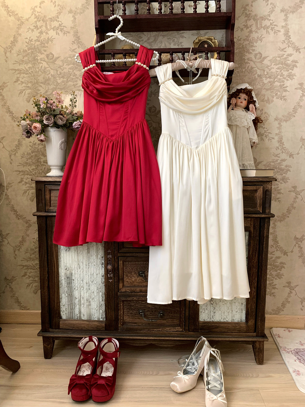 Rose Corridor Lolita Satin Light Gown Dress