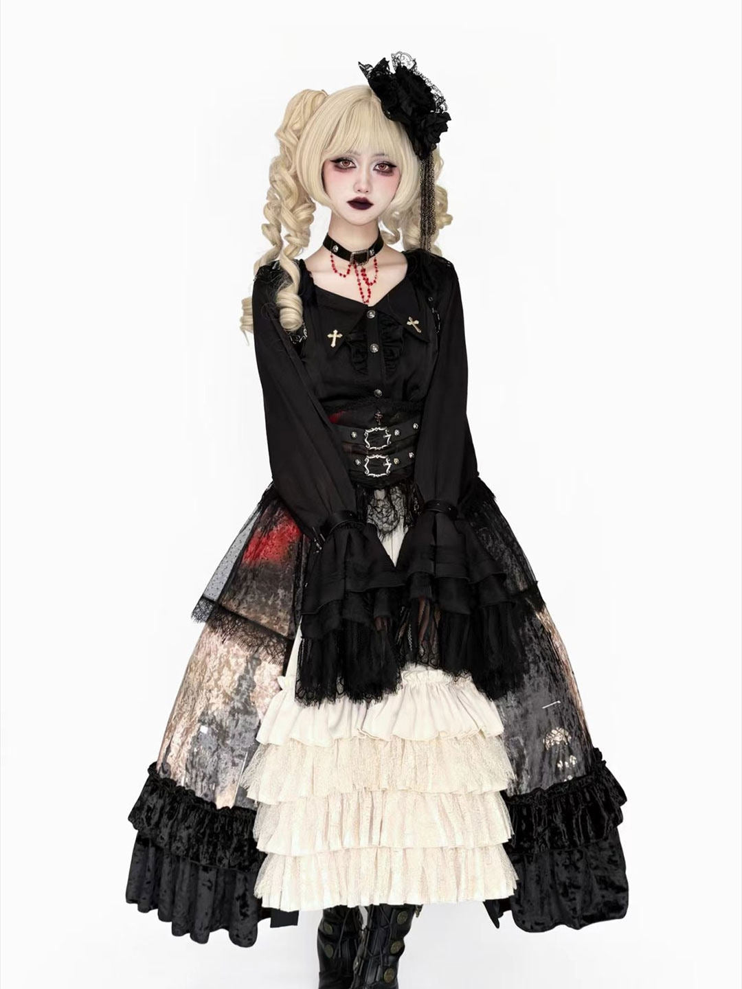 Heretic Nun Gothic Lolita Long JSK Set