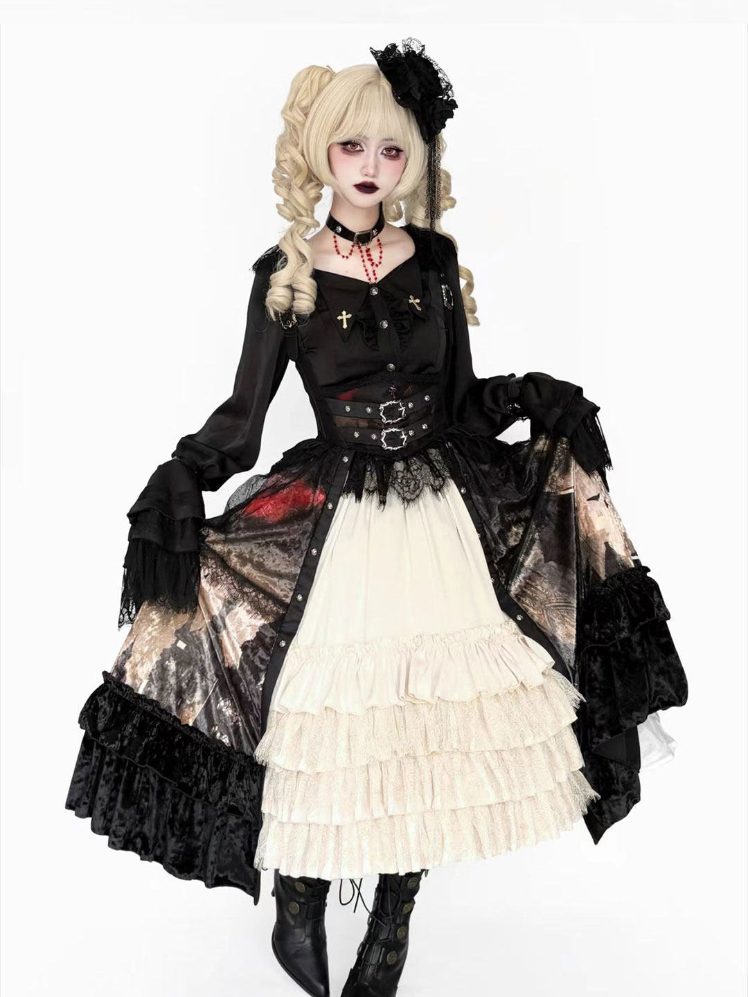 Heretic Nun Gothic Lolita Long JSK Set