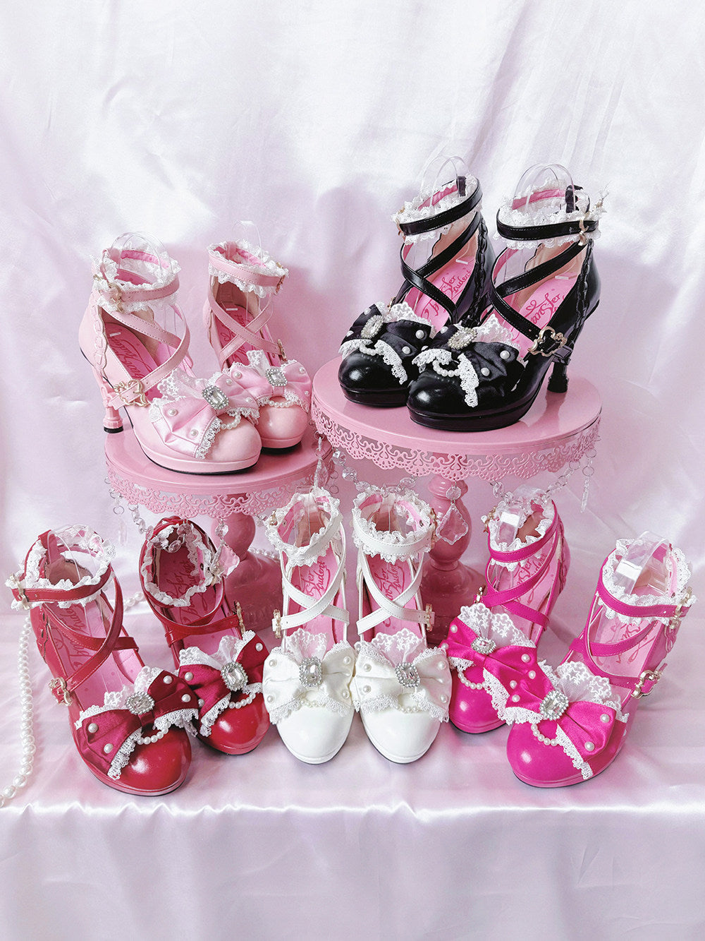 Heisei Yukihime Japanese Unique Heel Lolita Pumps