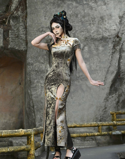 Lolita Punk Cosplay Style Cheongsam Dress LE1006