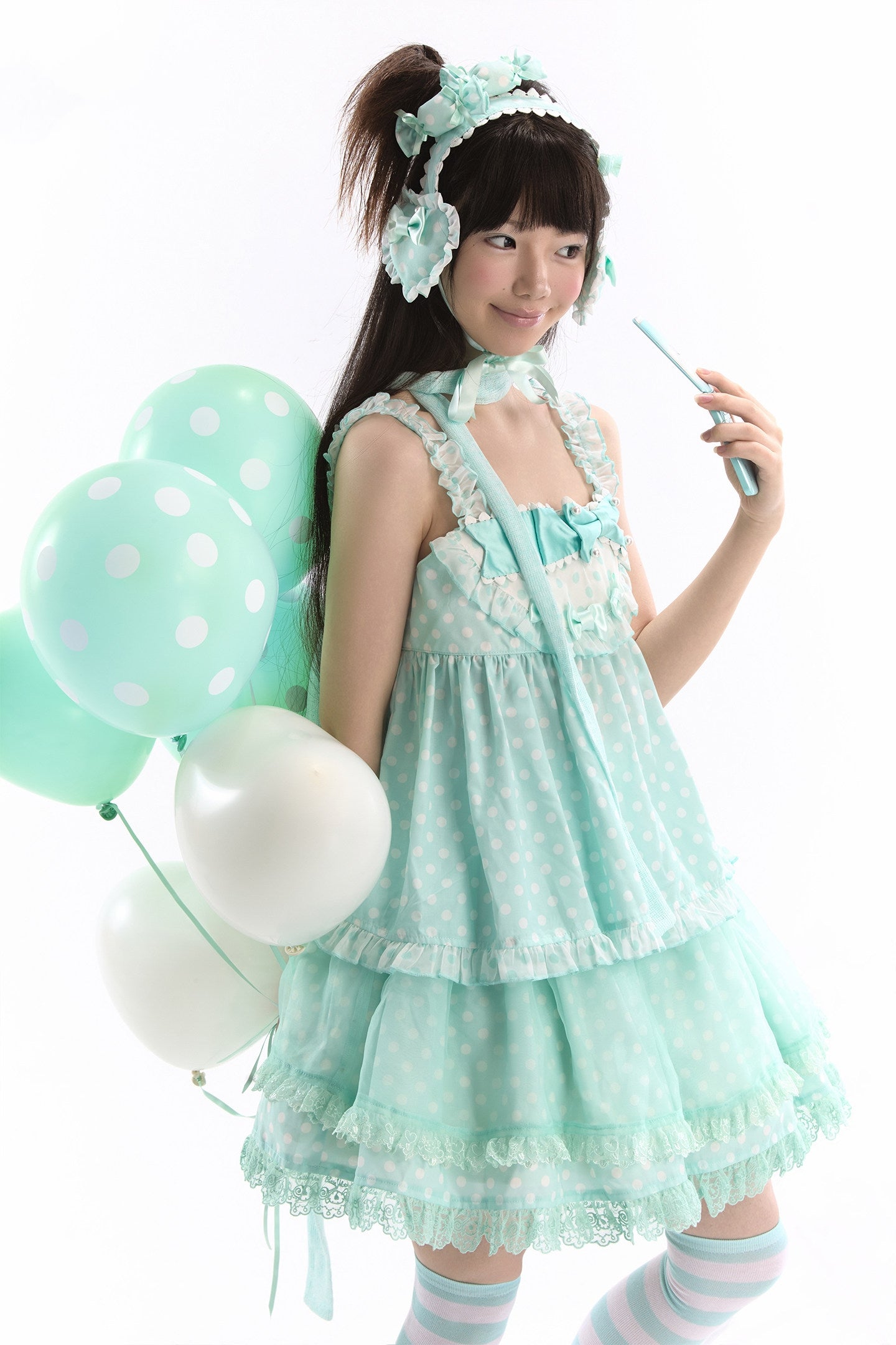Candy Blog Lolita Green Top & Skirt Set