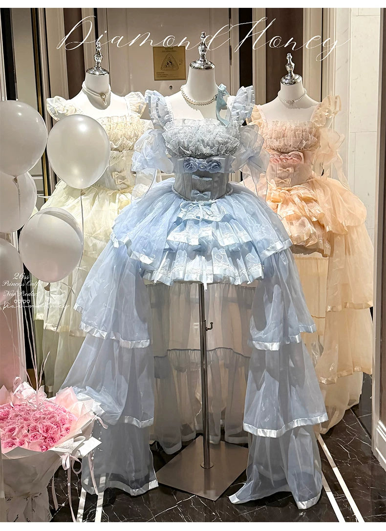 Mousse Love Song Short JSK Ballet Bridal Lolita Dress
