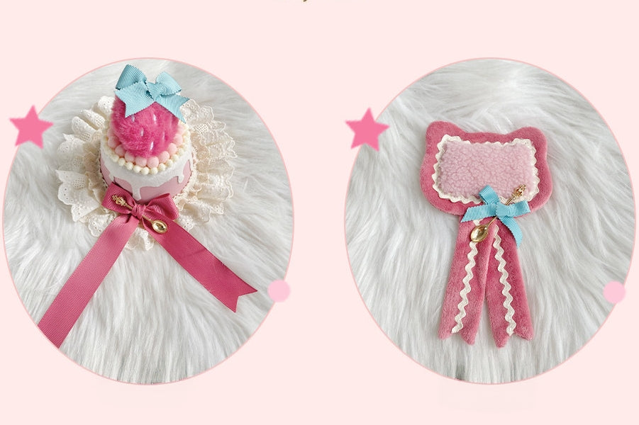 Berry Bubble Blossom Sweet Maid Lolita OP & Apron Set