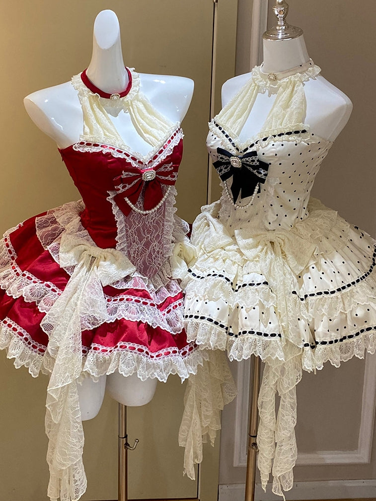 Sweet Girly Christmas Party Dress