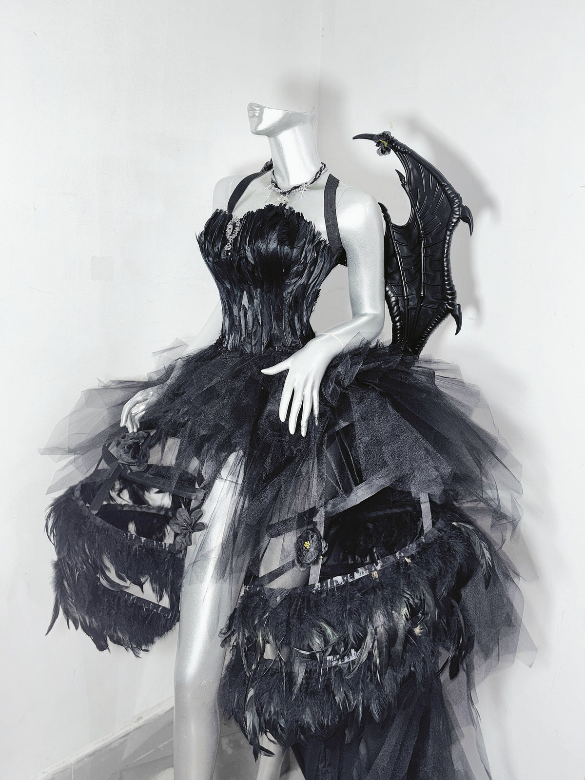 Dragon Bone Original Dark Gothic Birdcage Corset Dress