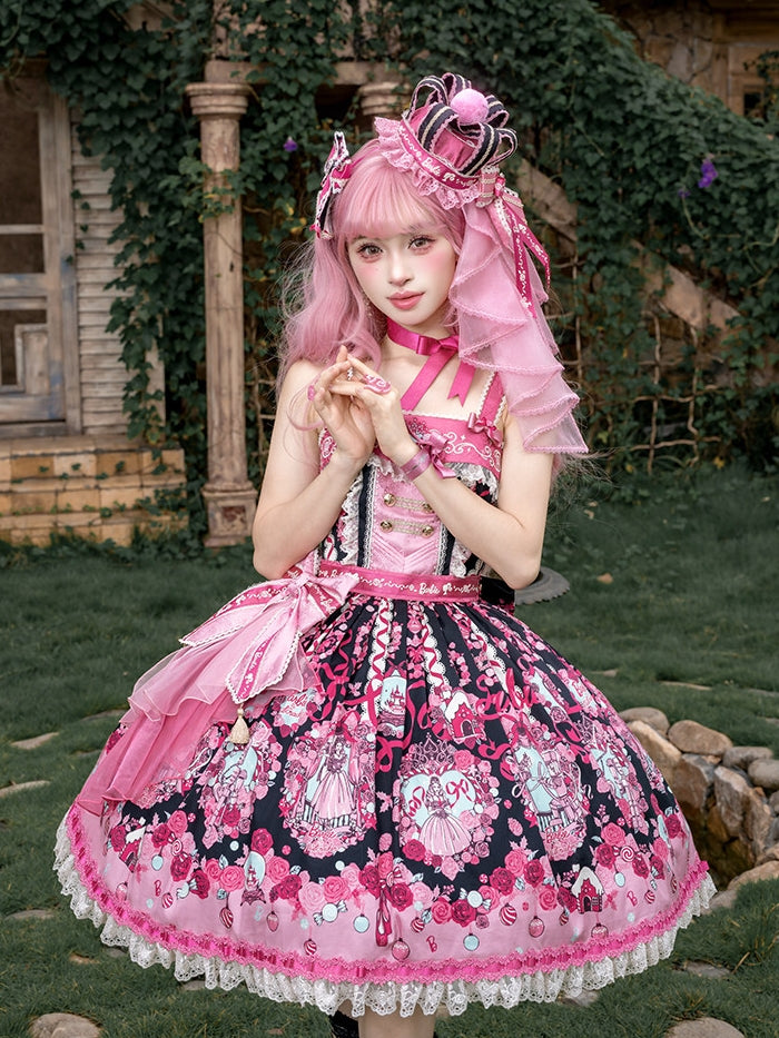 Nutcracker x Barbie Collab Original Lolita Elegant Embroidered JSK Dress