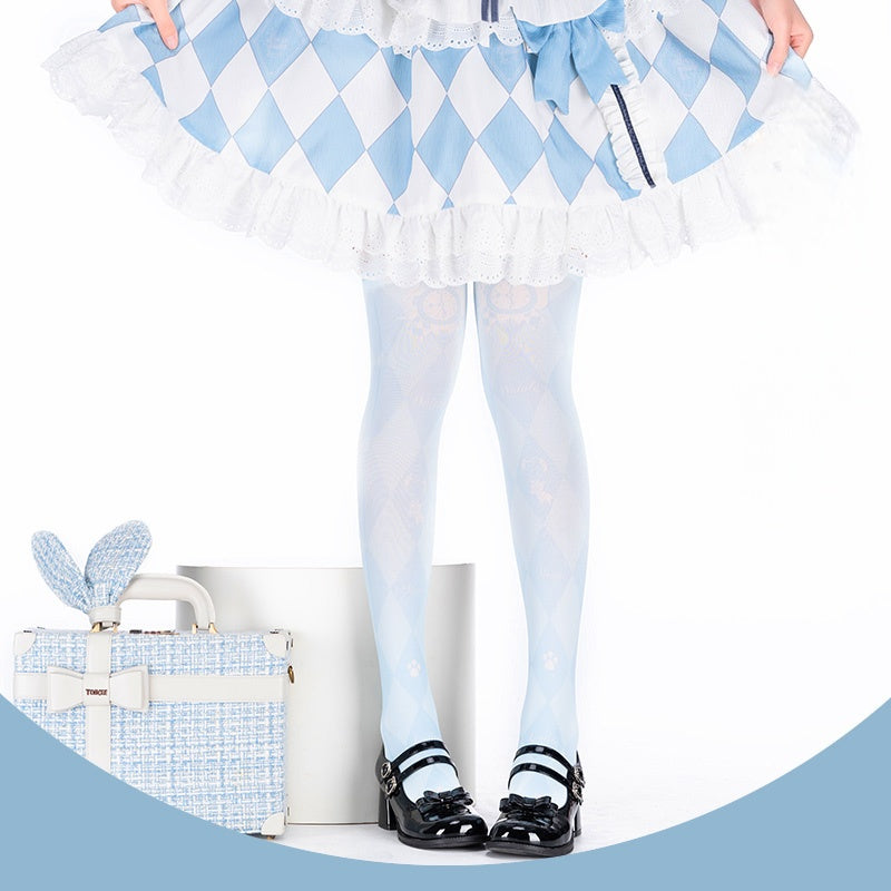 Lolita Sweet Blue Over-the-Knee Socks LE9019