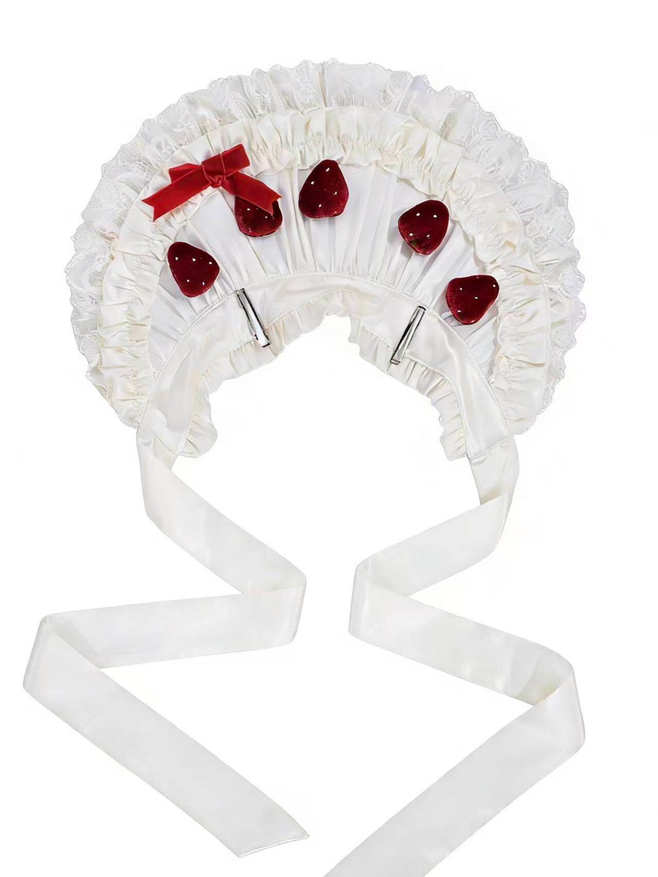 Strawberry Cream Cake Lolita OP Dress Set