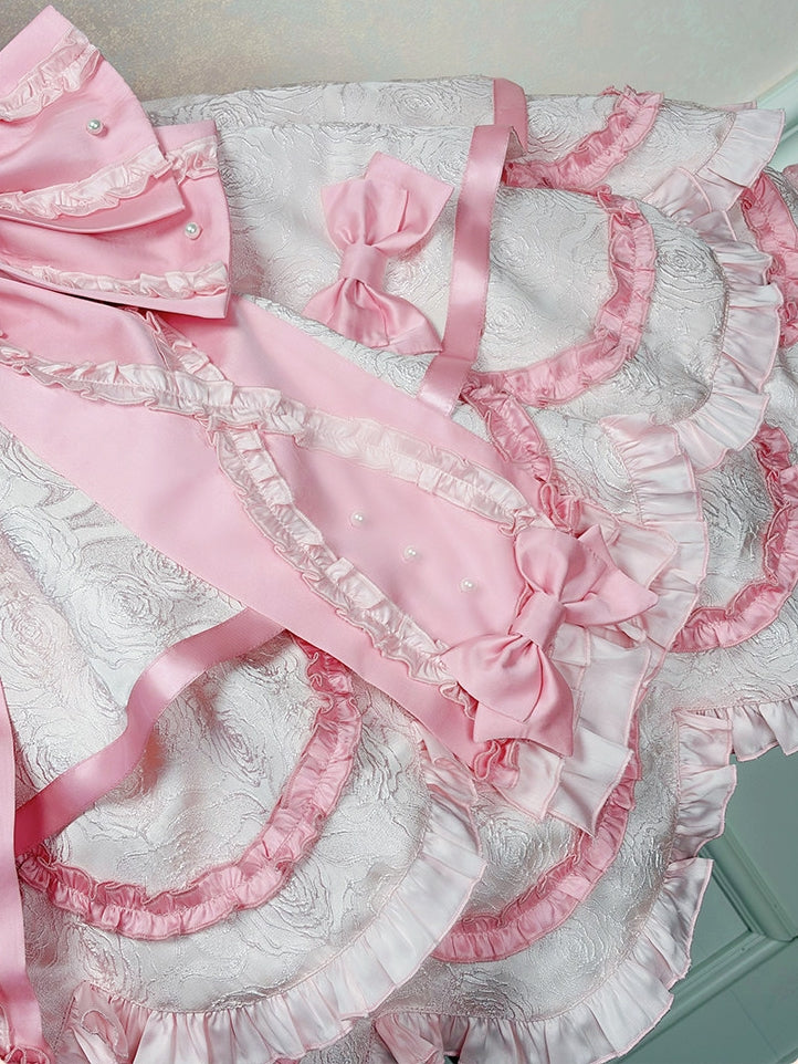 Sweet Petals Lolita Pink Halter Dress