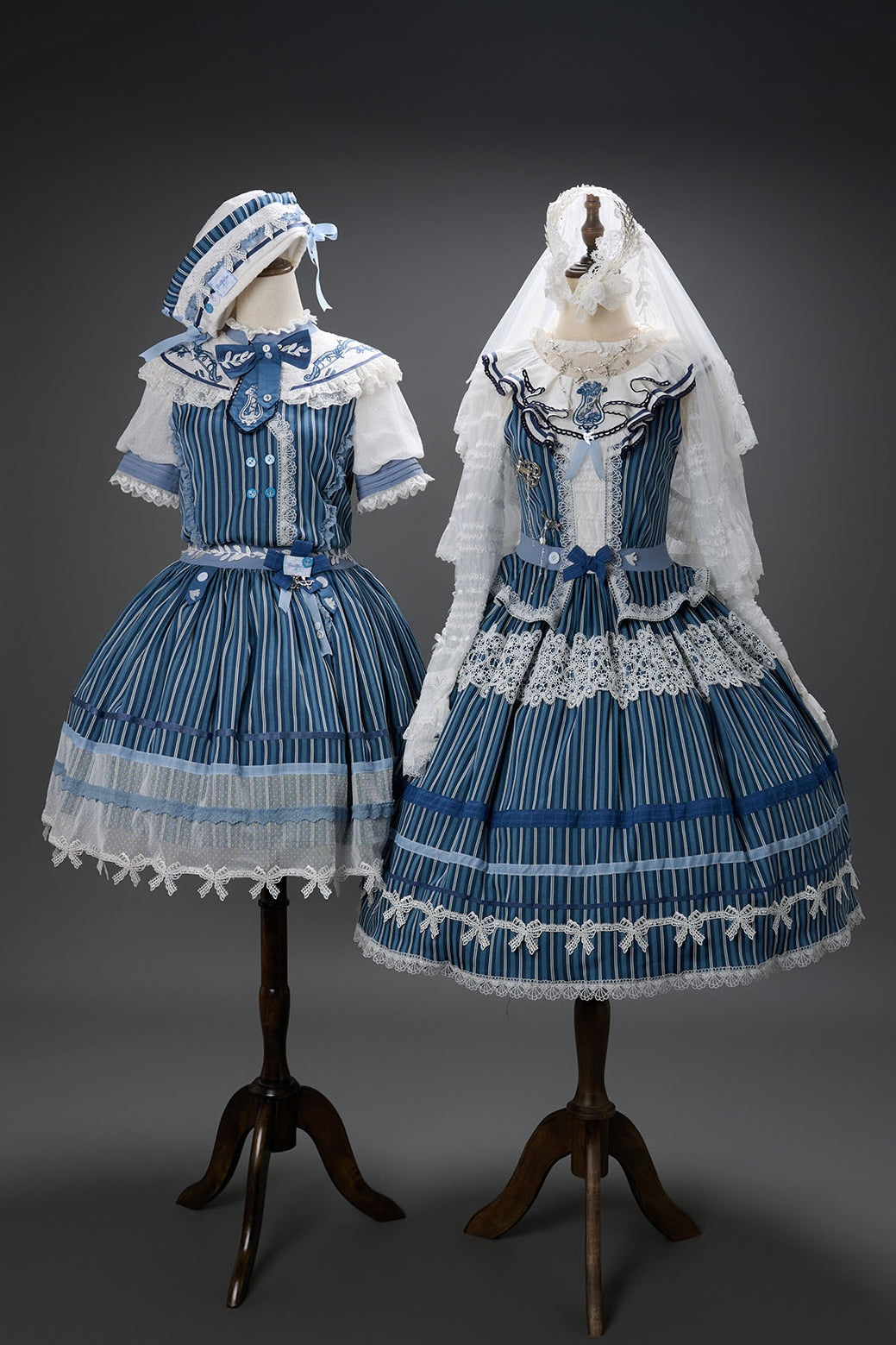 Voyage Apollo Original Sweet Lolita Striped OP/JSK Dress