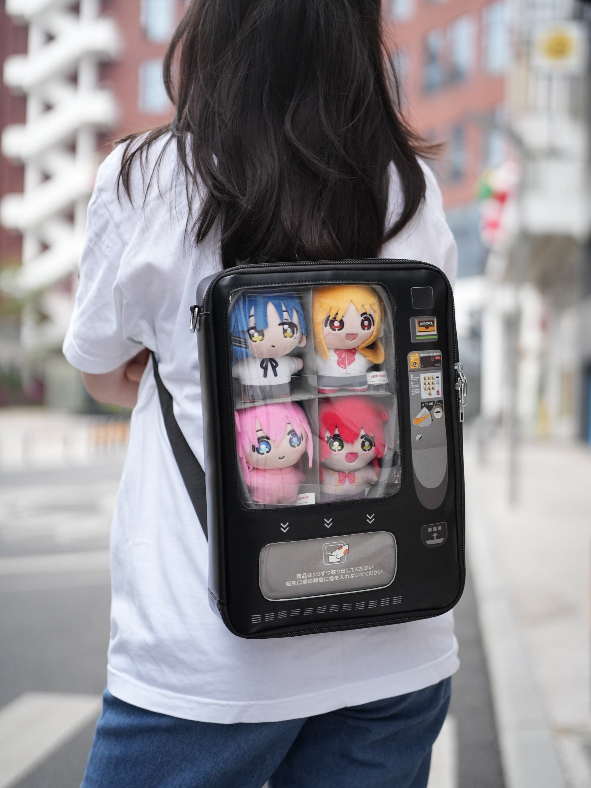 Vending‑Machine Style Dual‑Use Ita‑Bag & Doll Carrier Backpack