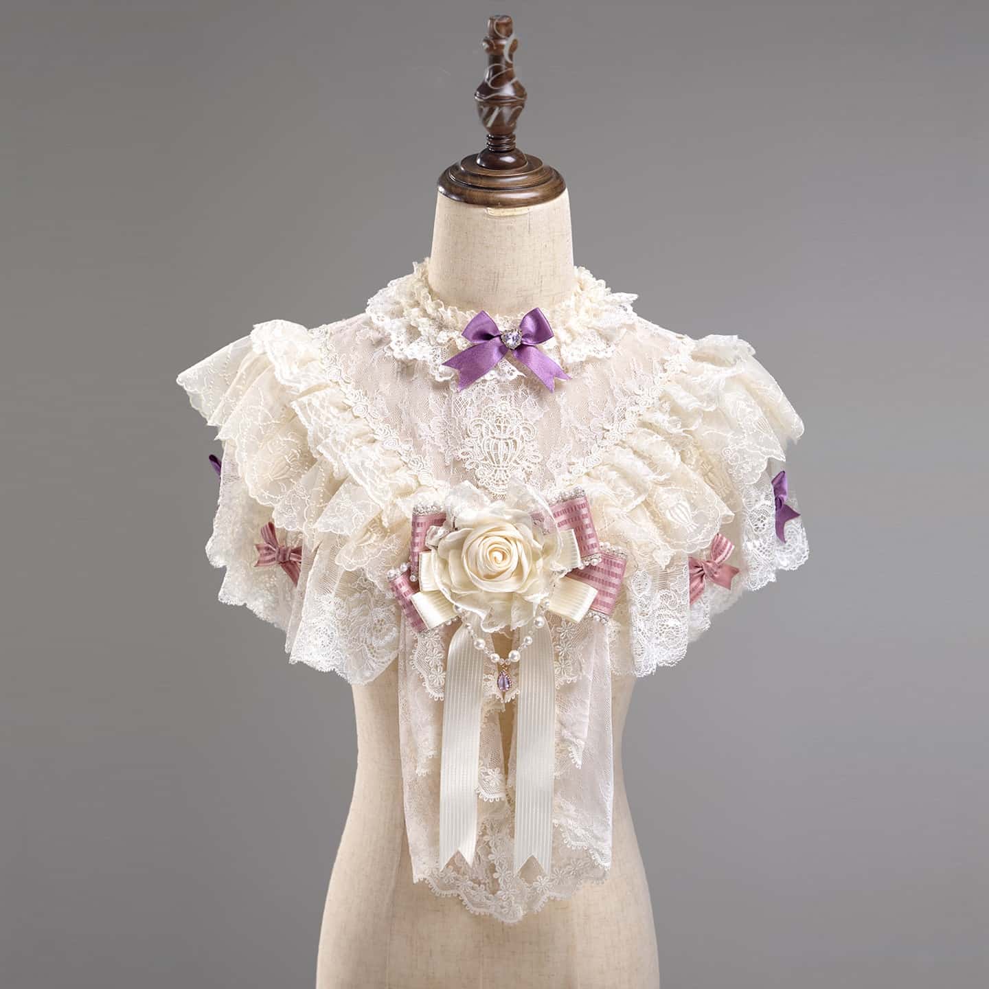 Antique Gem Fragrance Lolita Purple JSK Dress Set