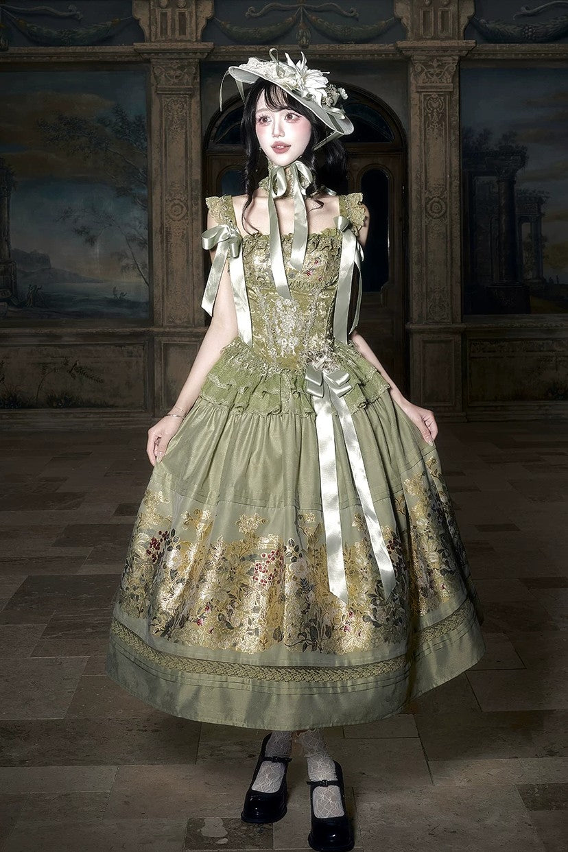 Wizard of Oz Corset & Skirt Two Piece Dress Set