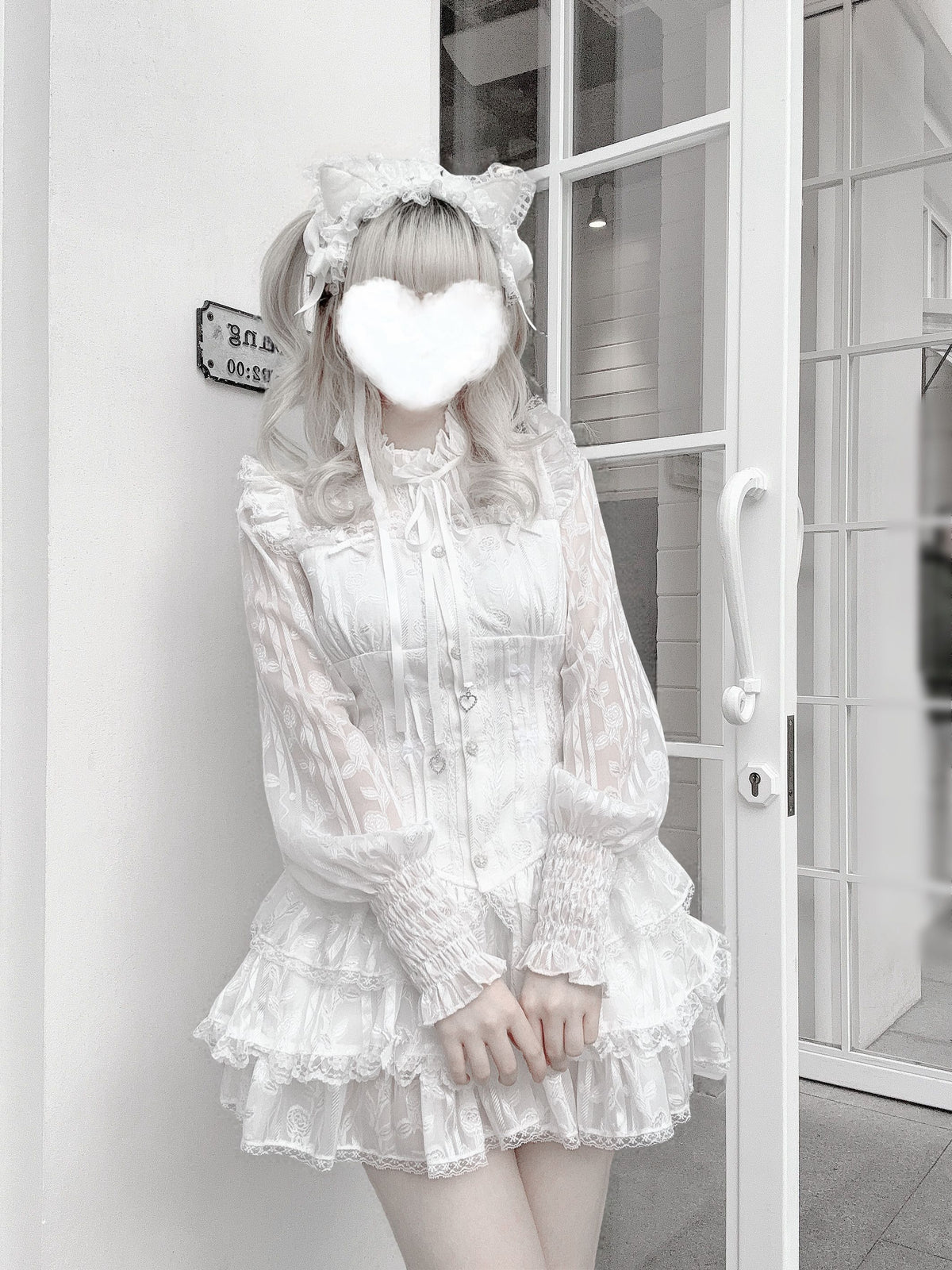 Bible of Roses J-Style Lolita Long Sleeve Top & Bloomers Set