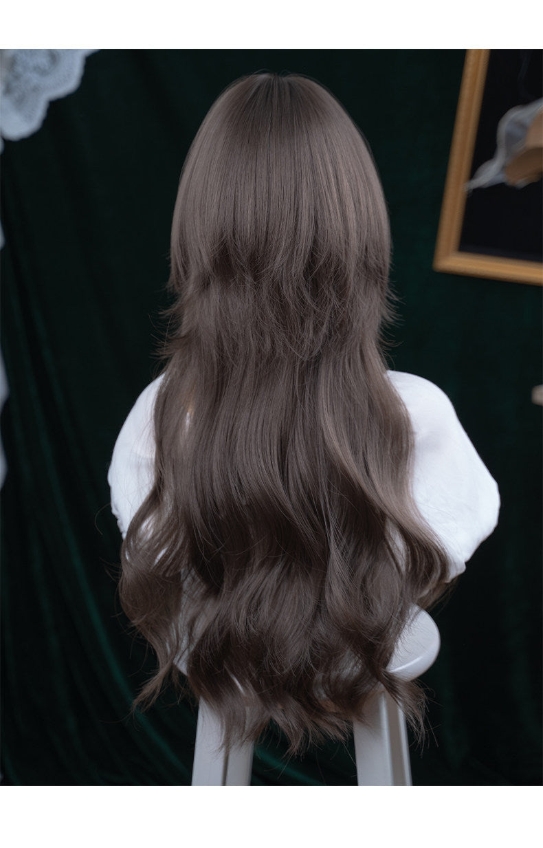 Lolita Cool Brown Long Layered Jellyfish Cut Wig
